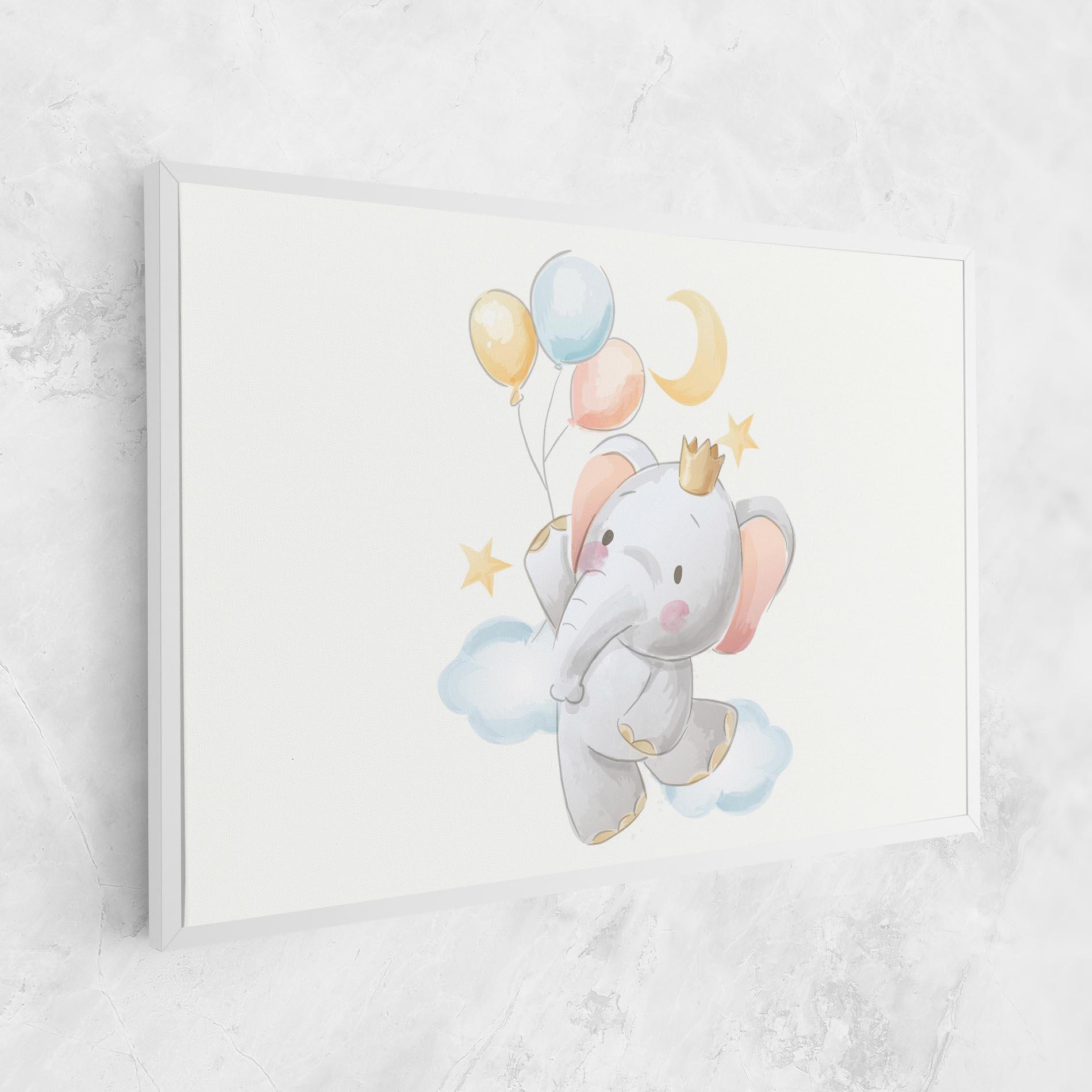 Vászonkép Elephant Flying mockup 1