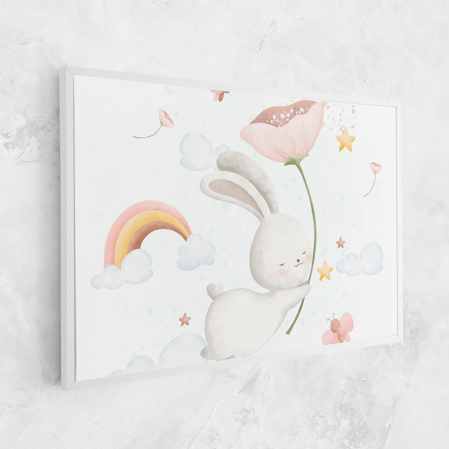 Spring Flower Bunny mockup 1