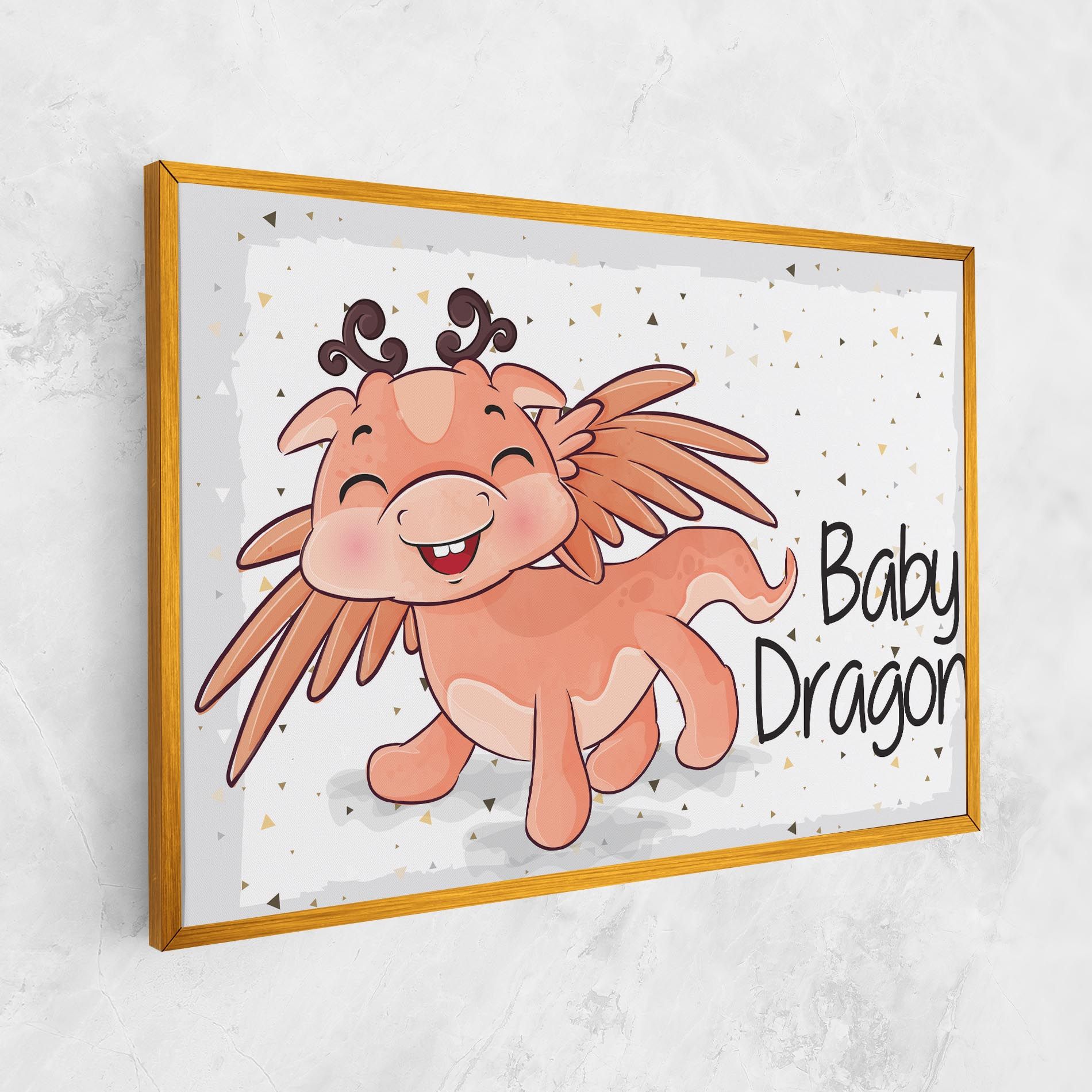 Baby Cute Dragon mockup 1