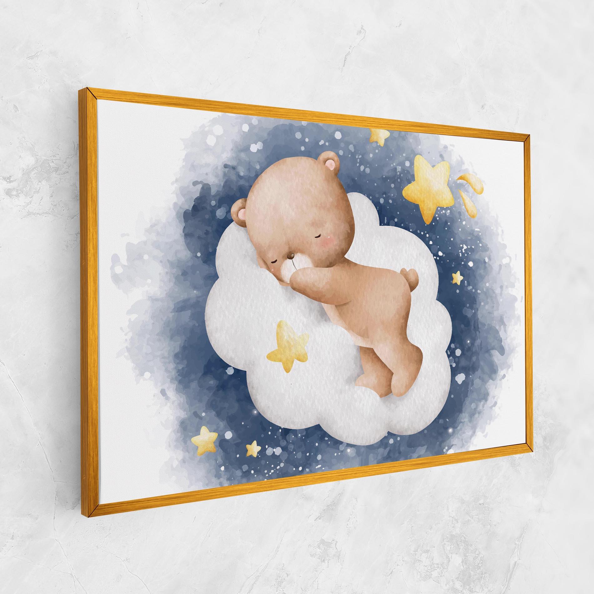 Vászonkép Bear Cloud Sleep mockup 1
