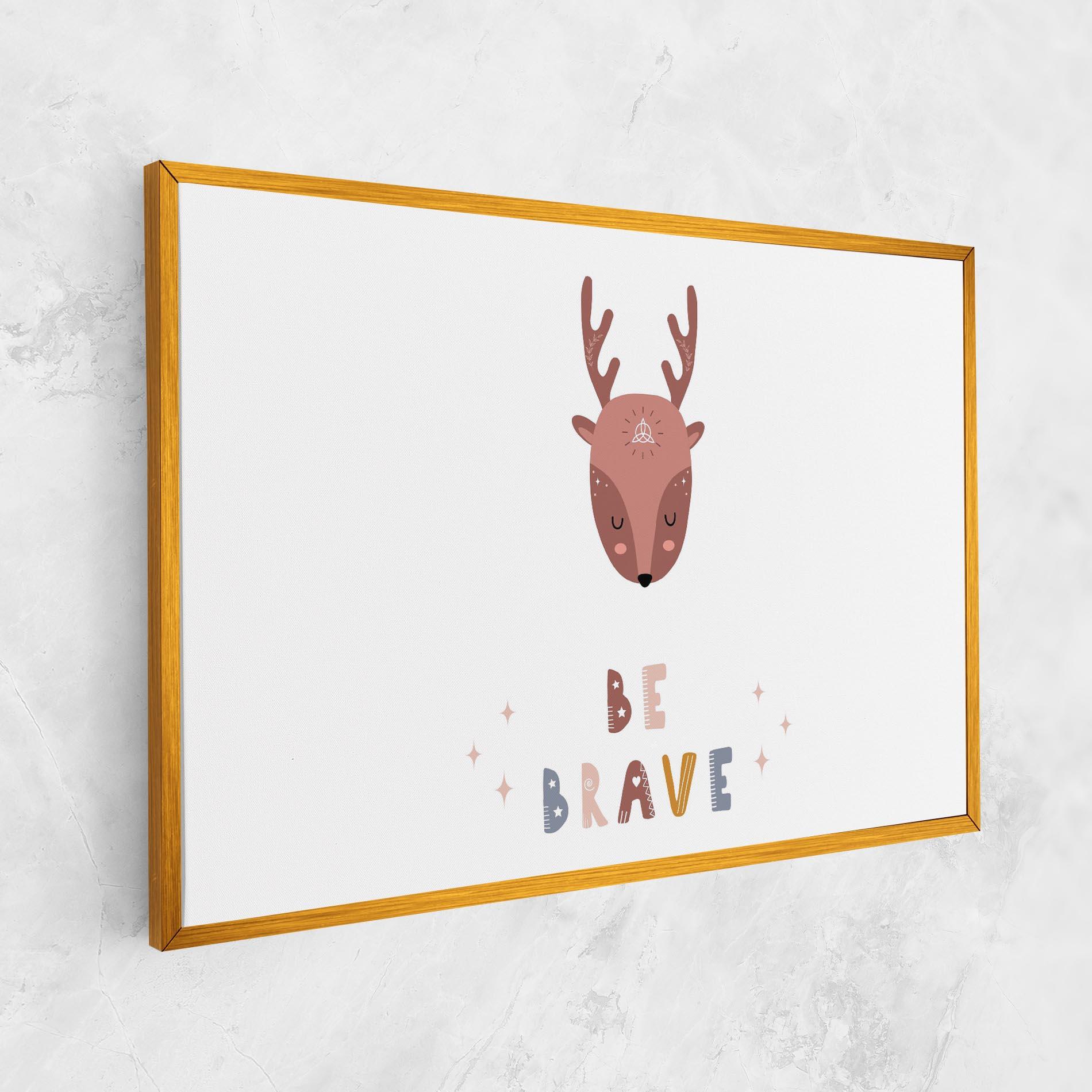 Vászonkép Brave Deer mockup 1