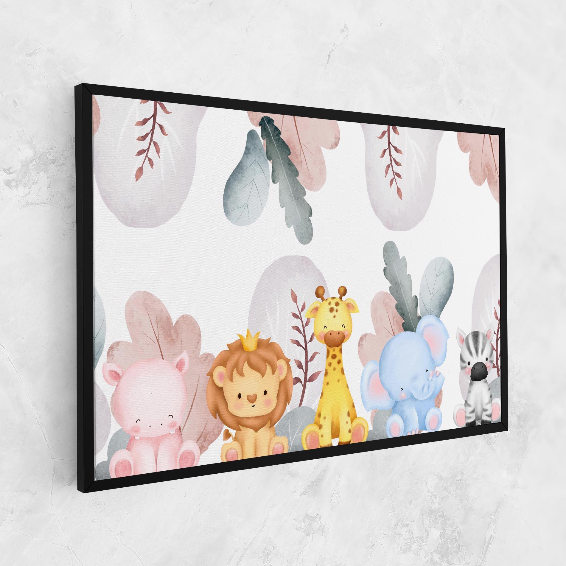 Vászonkép Baby Animals mockup 1