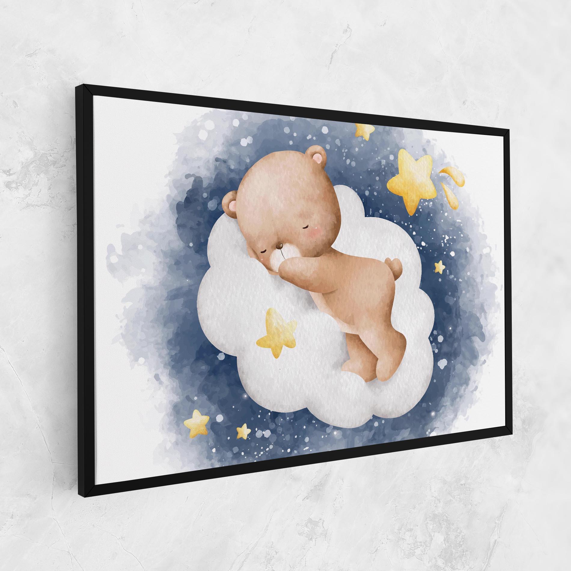 Vászonkép Bear Cloud Sleep mockup 1