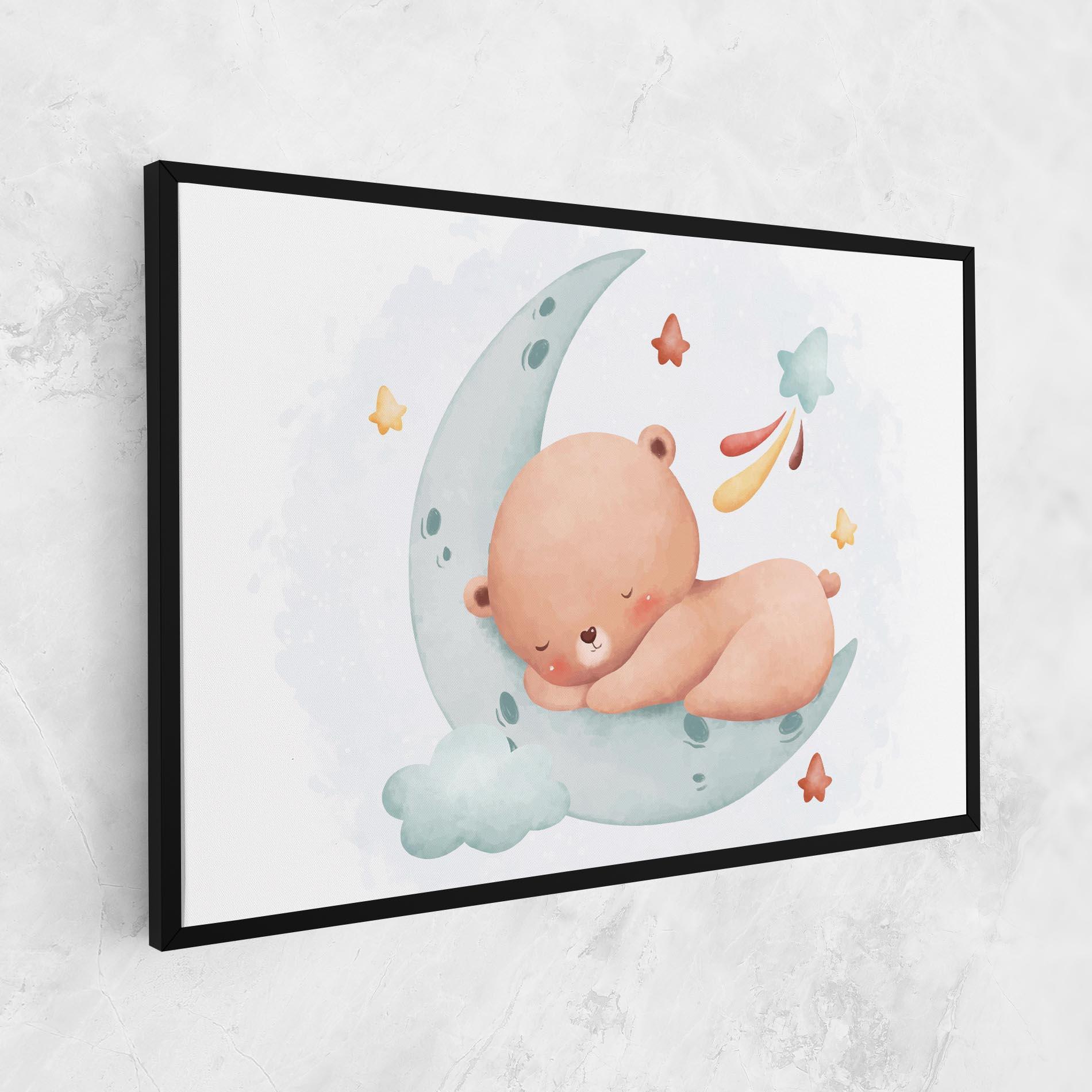 Vászonkép Blue Moon Bear mockup 1