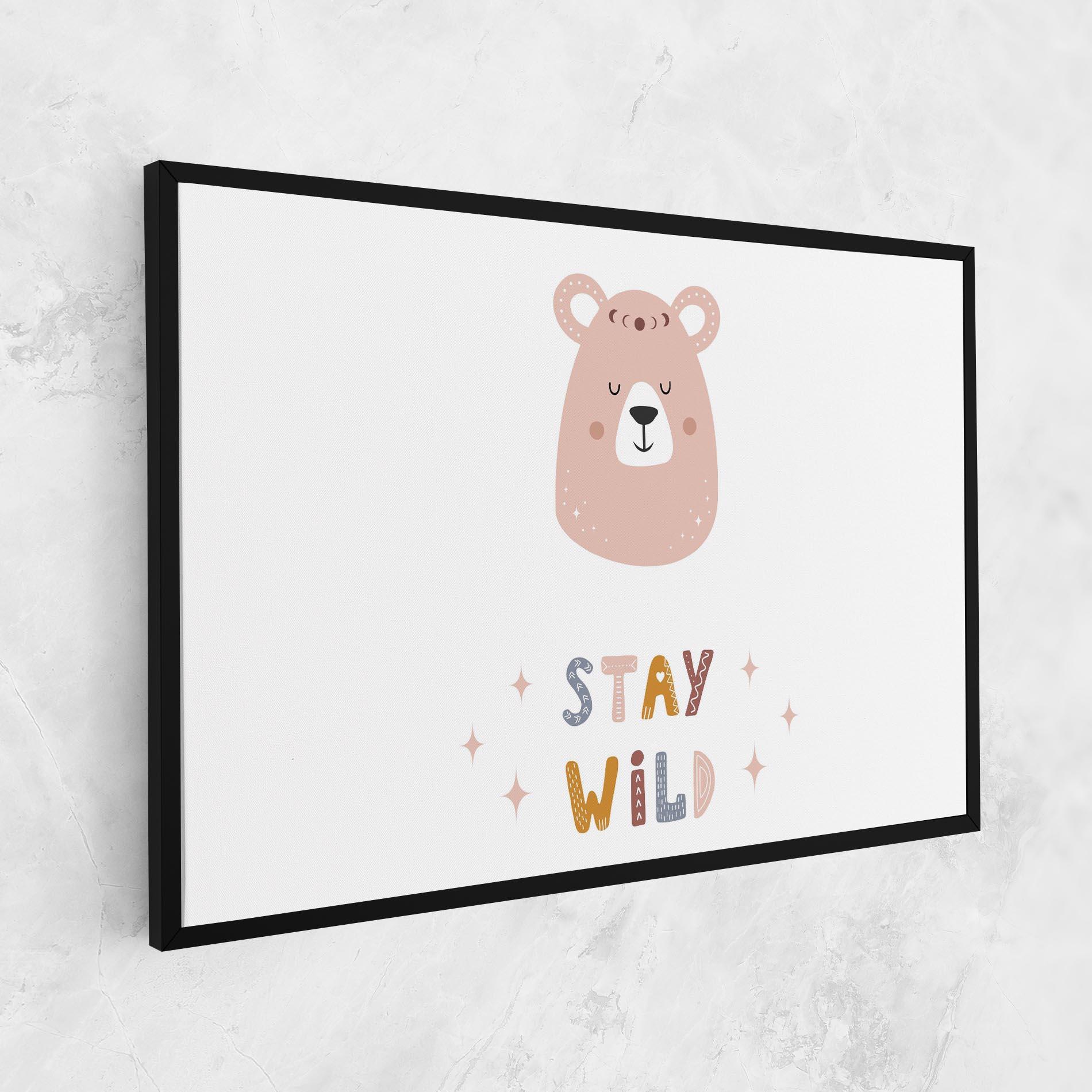 Vászonkép Brave Bear mockup 1