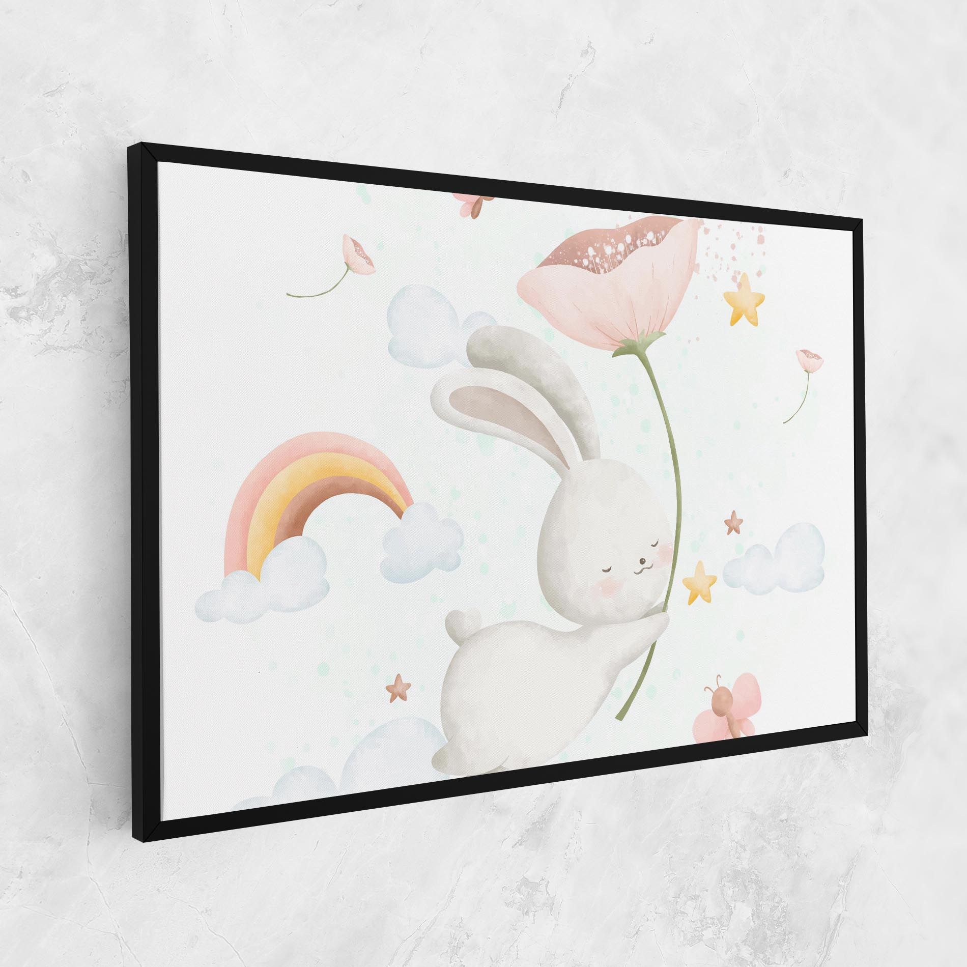 Spring Flower Bunny mockup 1