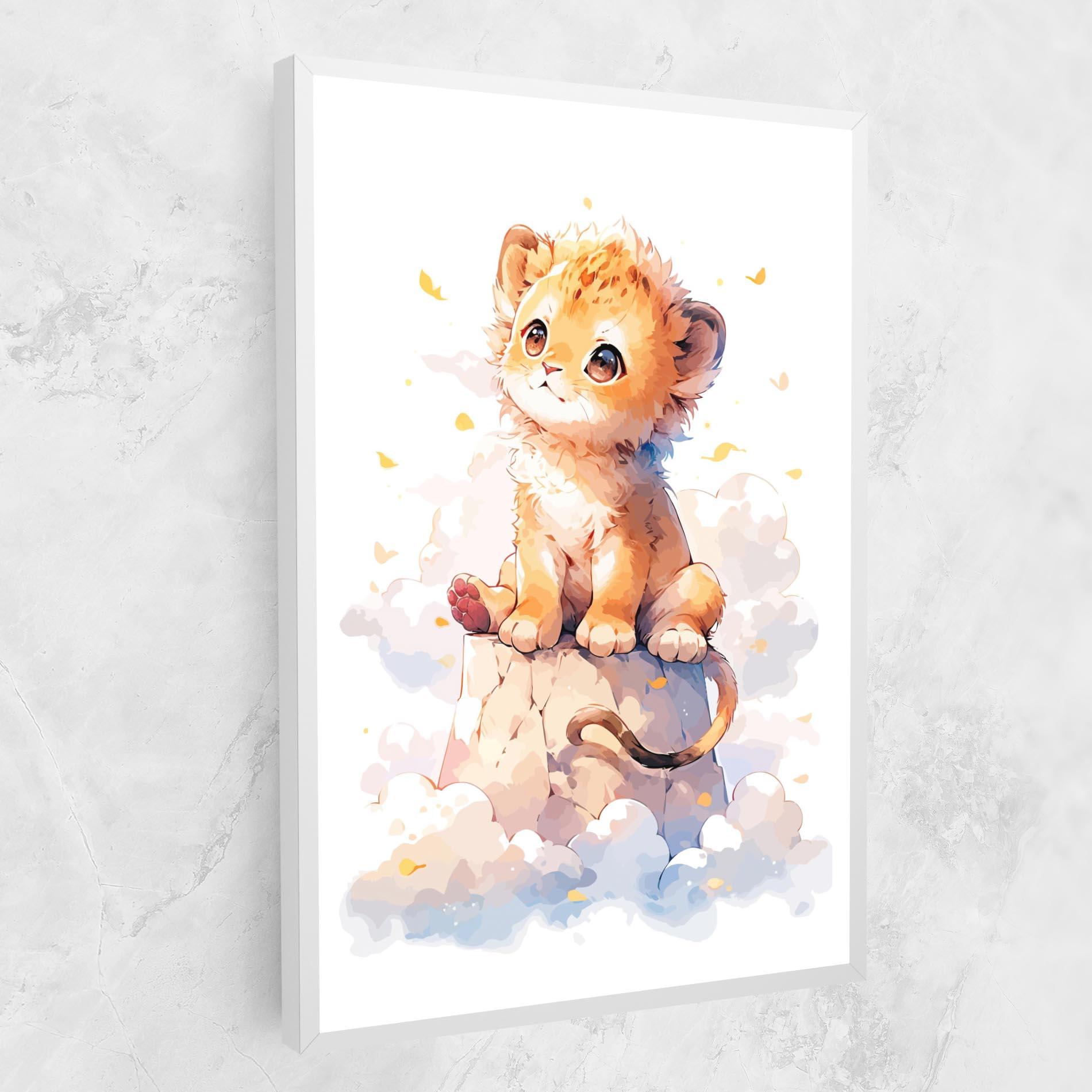 Vászonkép Cute Cloud Lion mockup 1