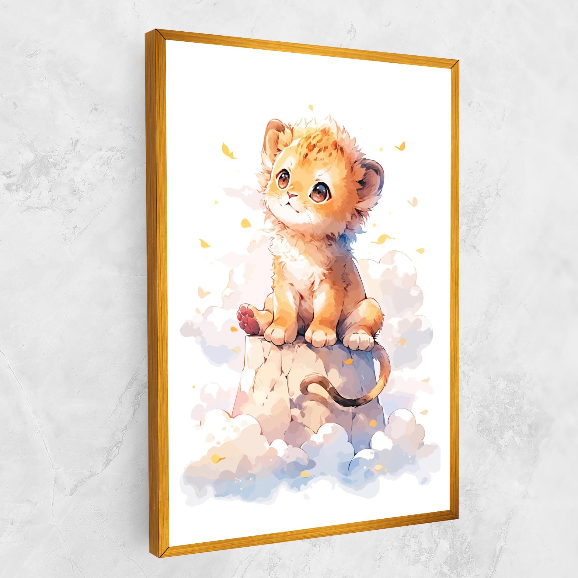 Cute Cloud Lion mockup 1