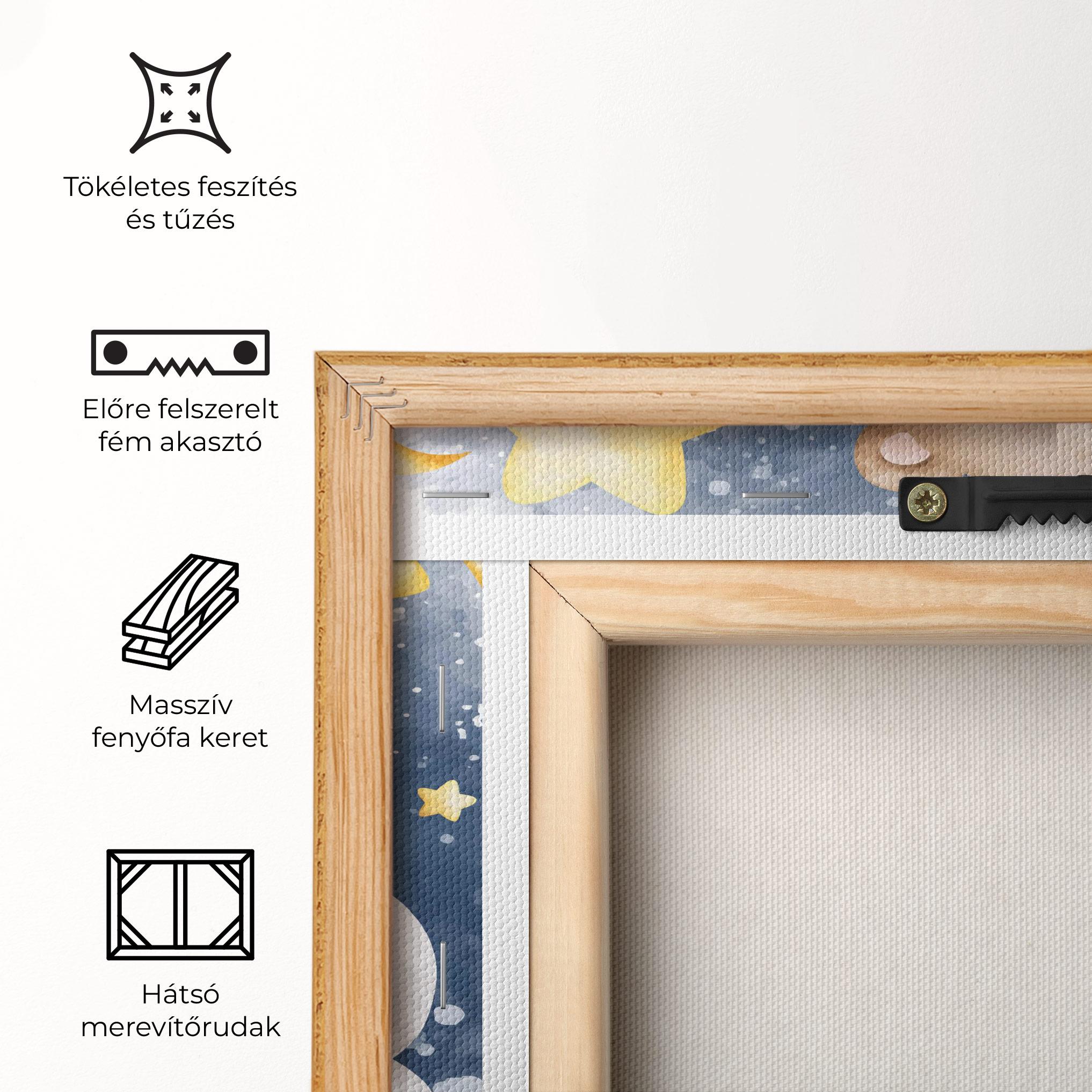 Vászonkép Bear Cloud Star mockup 5