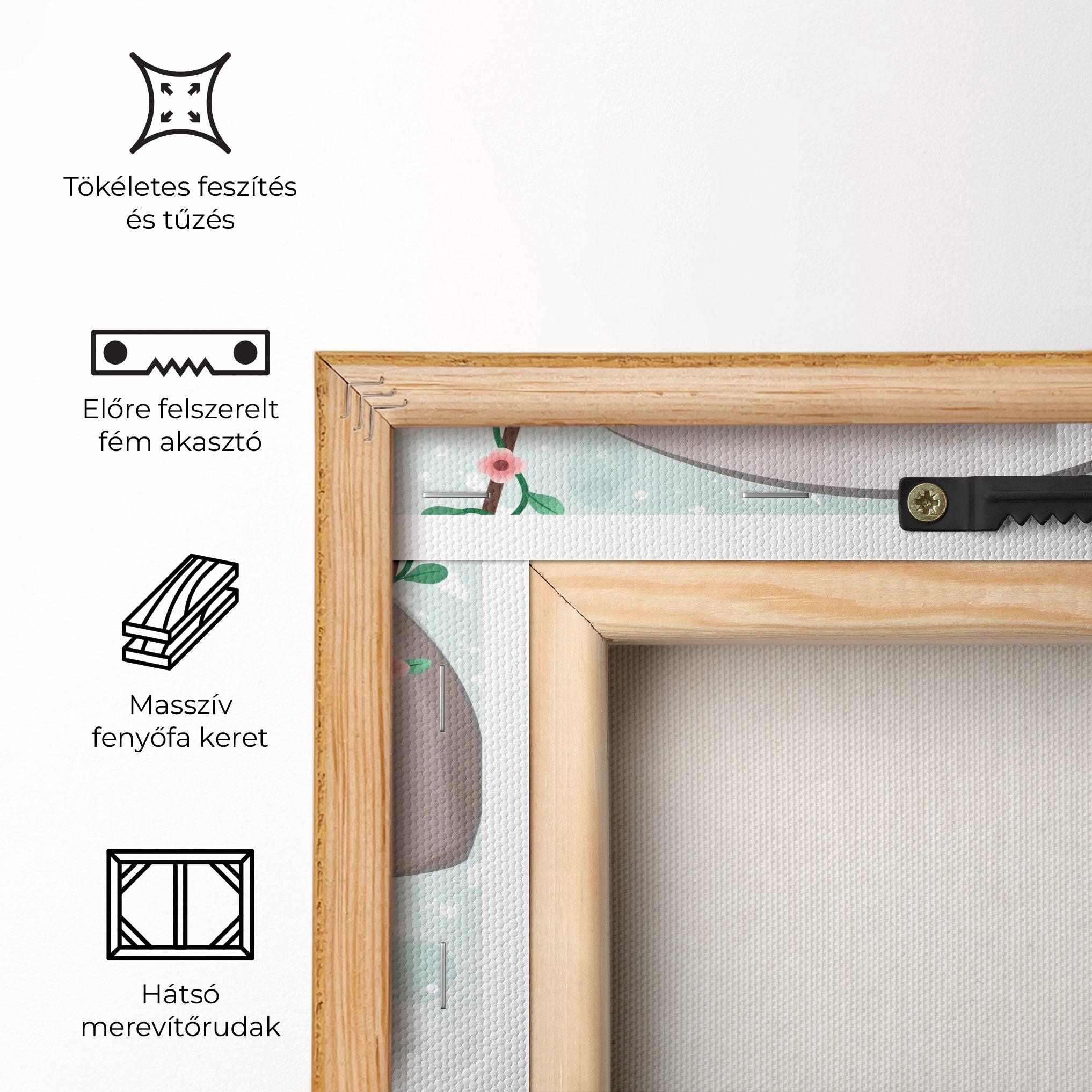 Vászonkép Bird Baby Elephant mockup 5