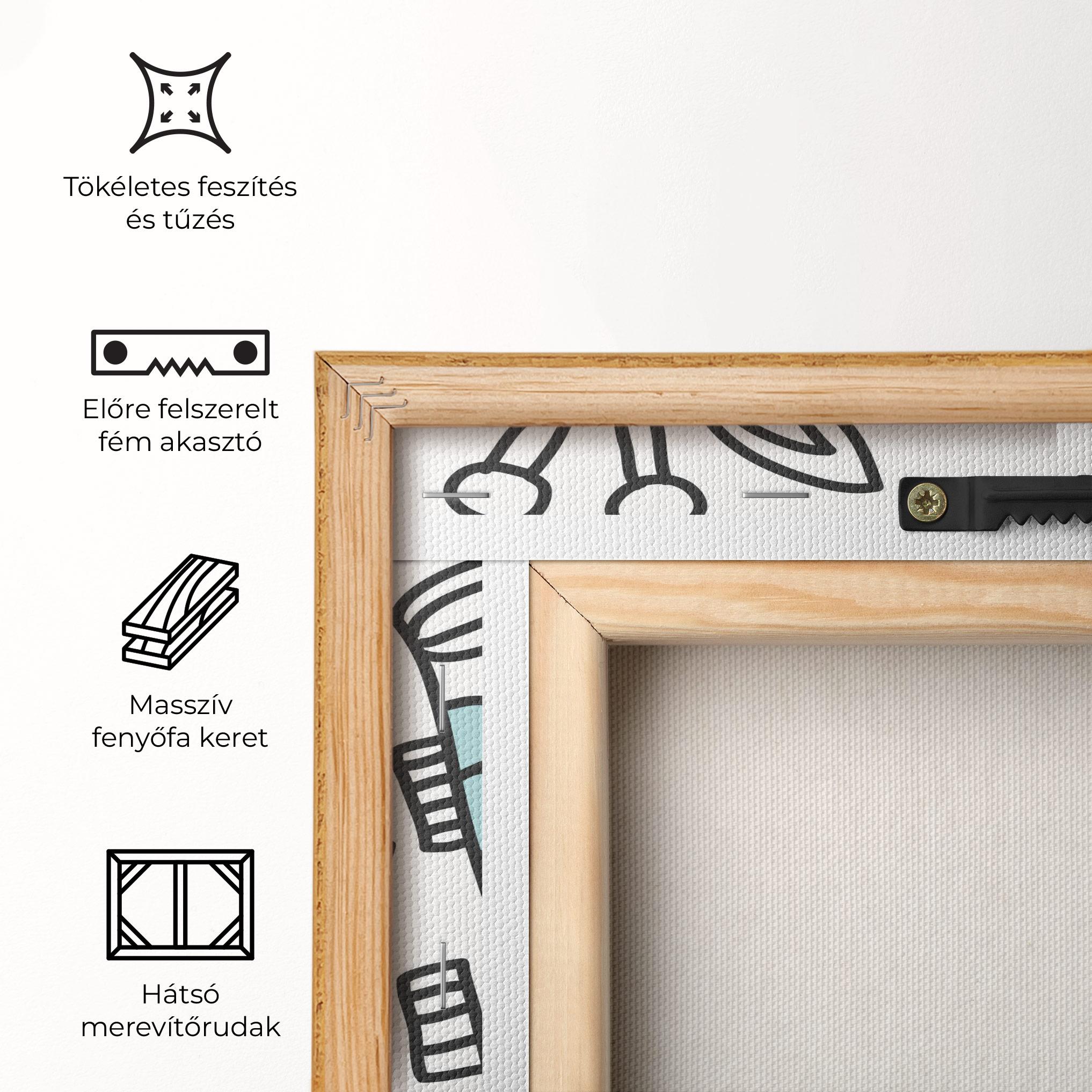 Vászonkép Giraffe Couple mockup 5