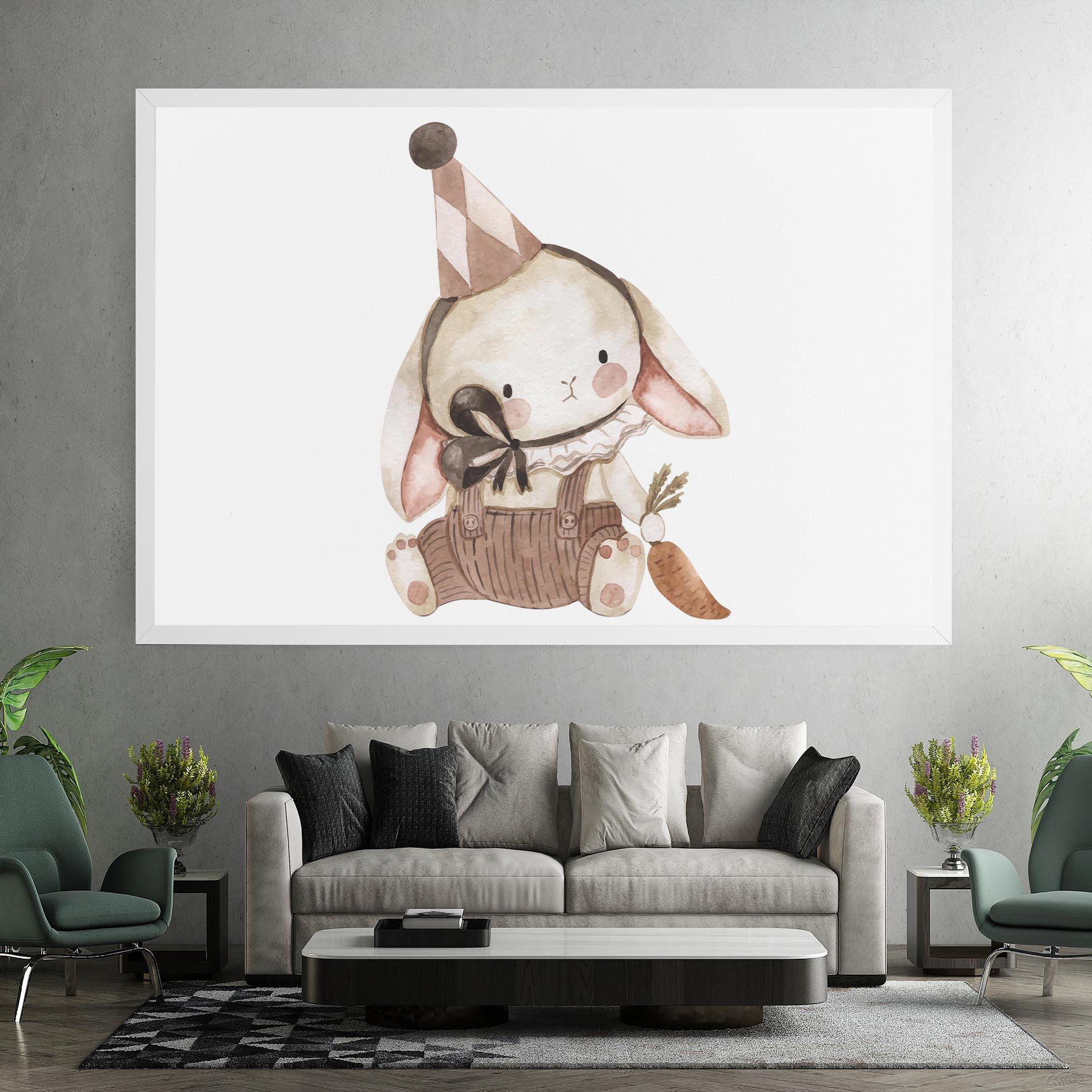 Vászonkép Baby Brown Rabbit mockup 7