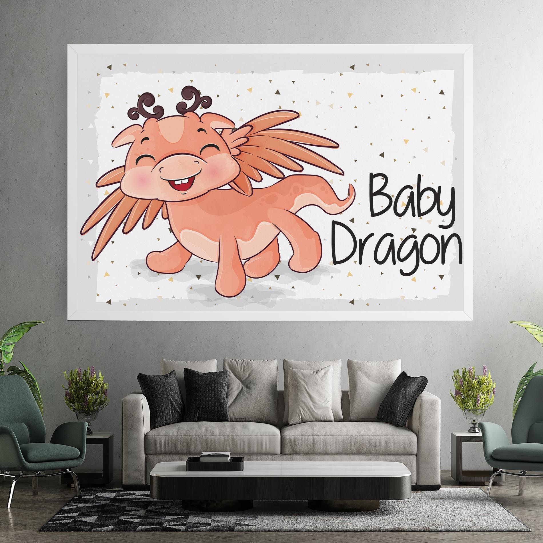 Baby Cute Dragon mockup 7