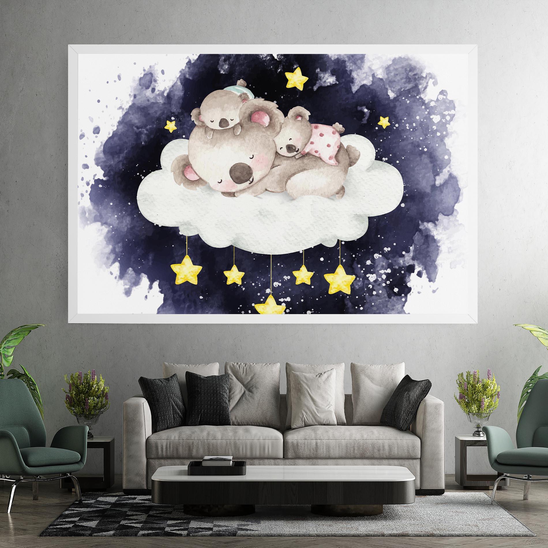 Vászonkép Baby Koala Sleeping mockup 7