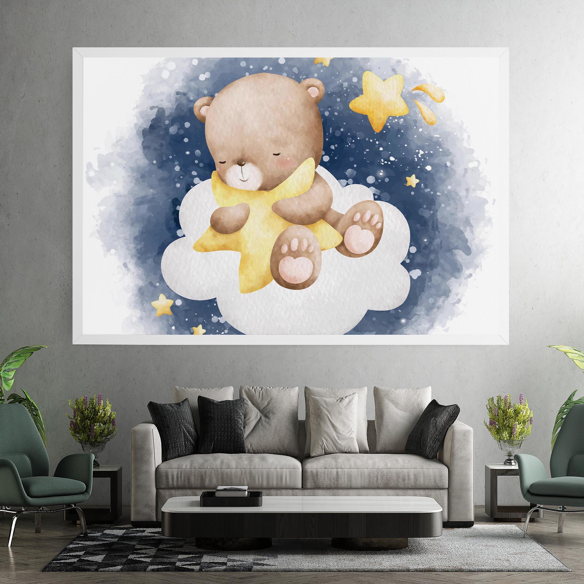 Vászonkép Bear Cloud Star mockup 7
