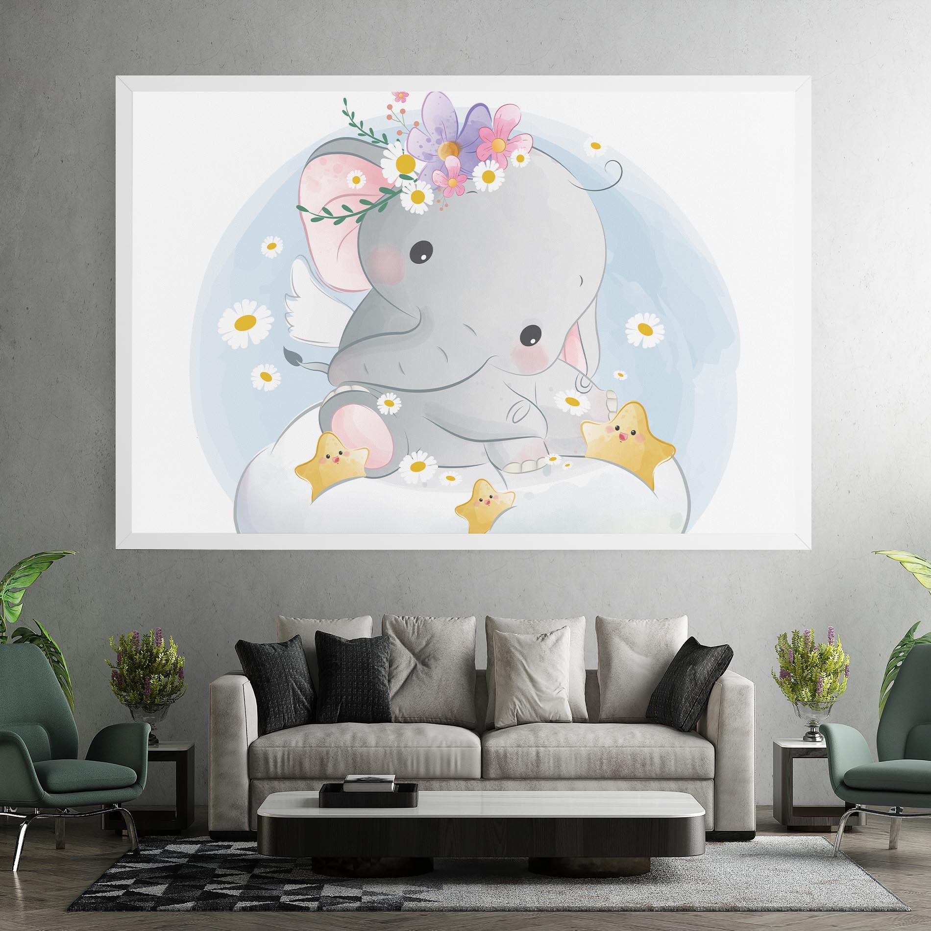 Vászonkép Elephant Stars mockup 7