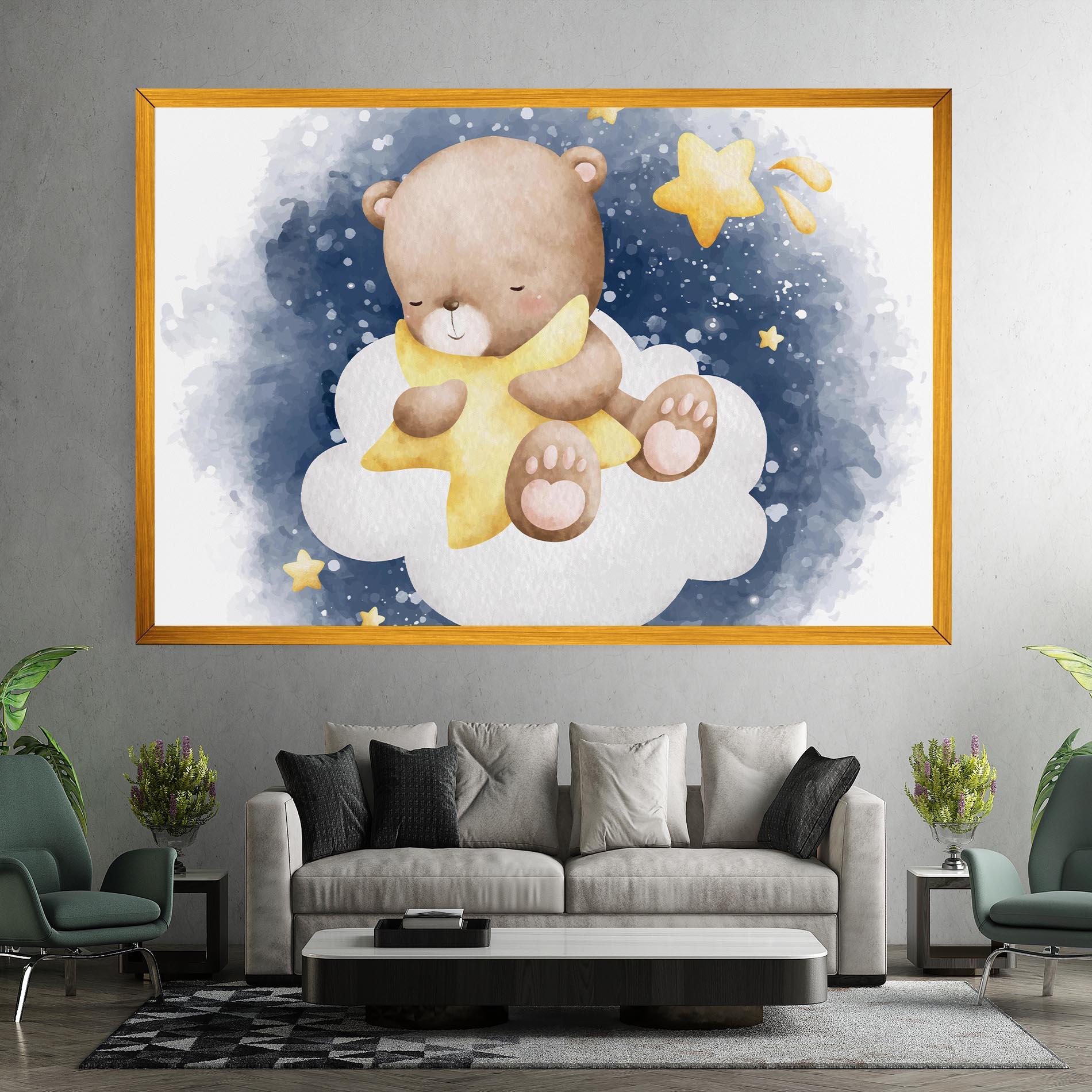 Vászonkép Bear Cloud Star mockup 7