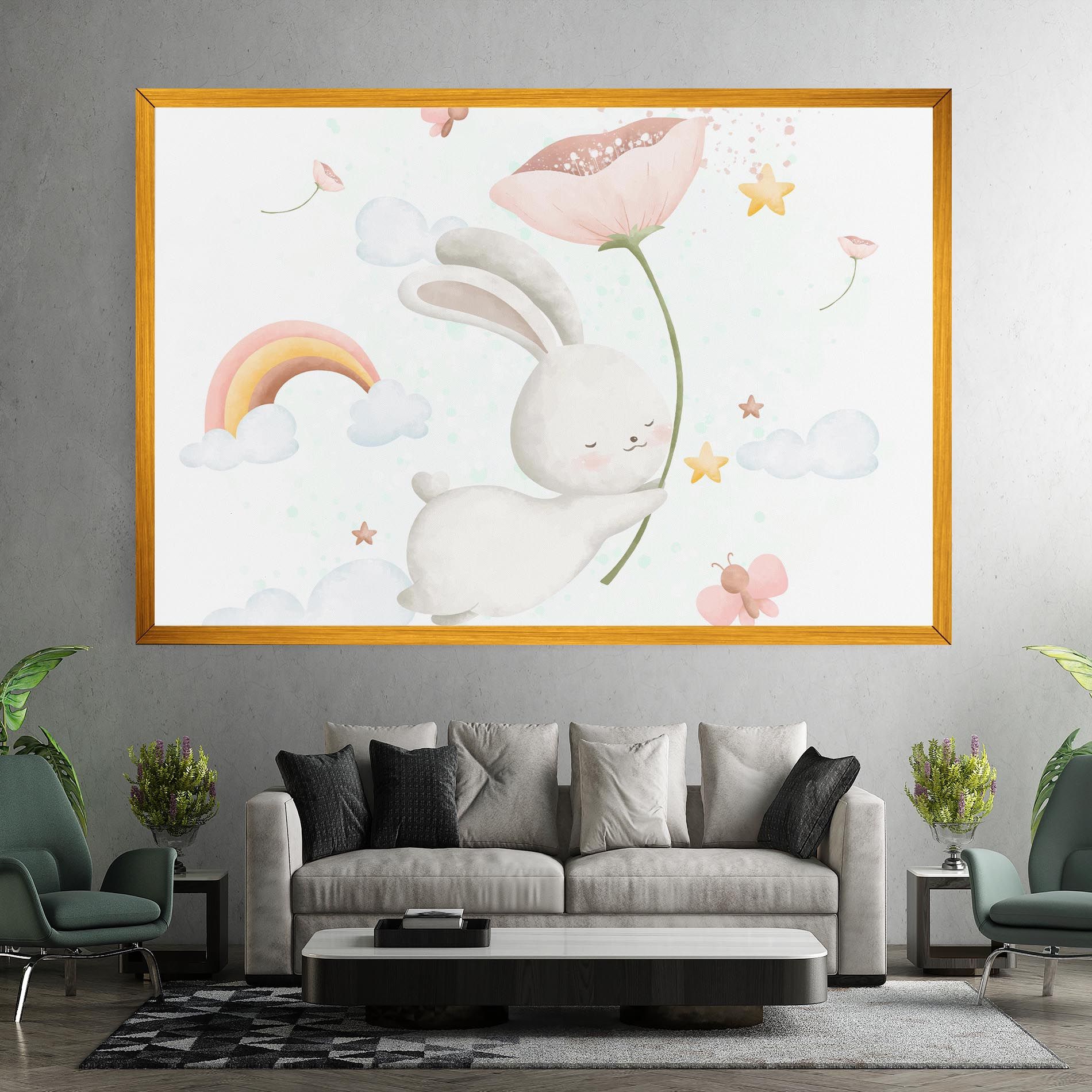 Spring Flower Bunny mockup 7