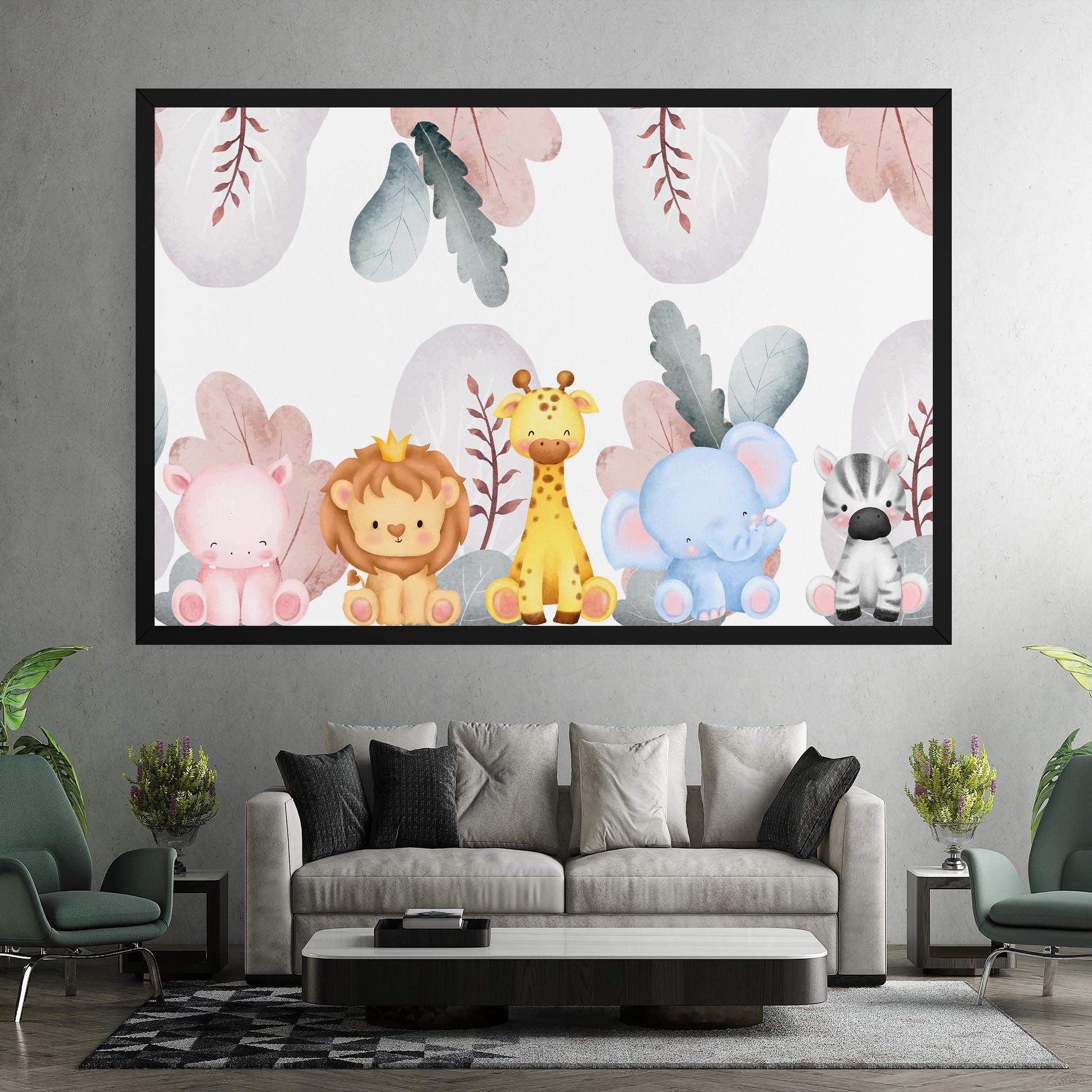 Vászonkép Baby Animals mockup 7