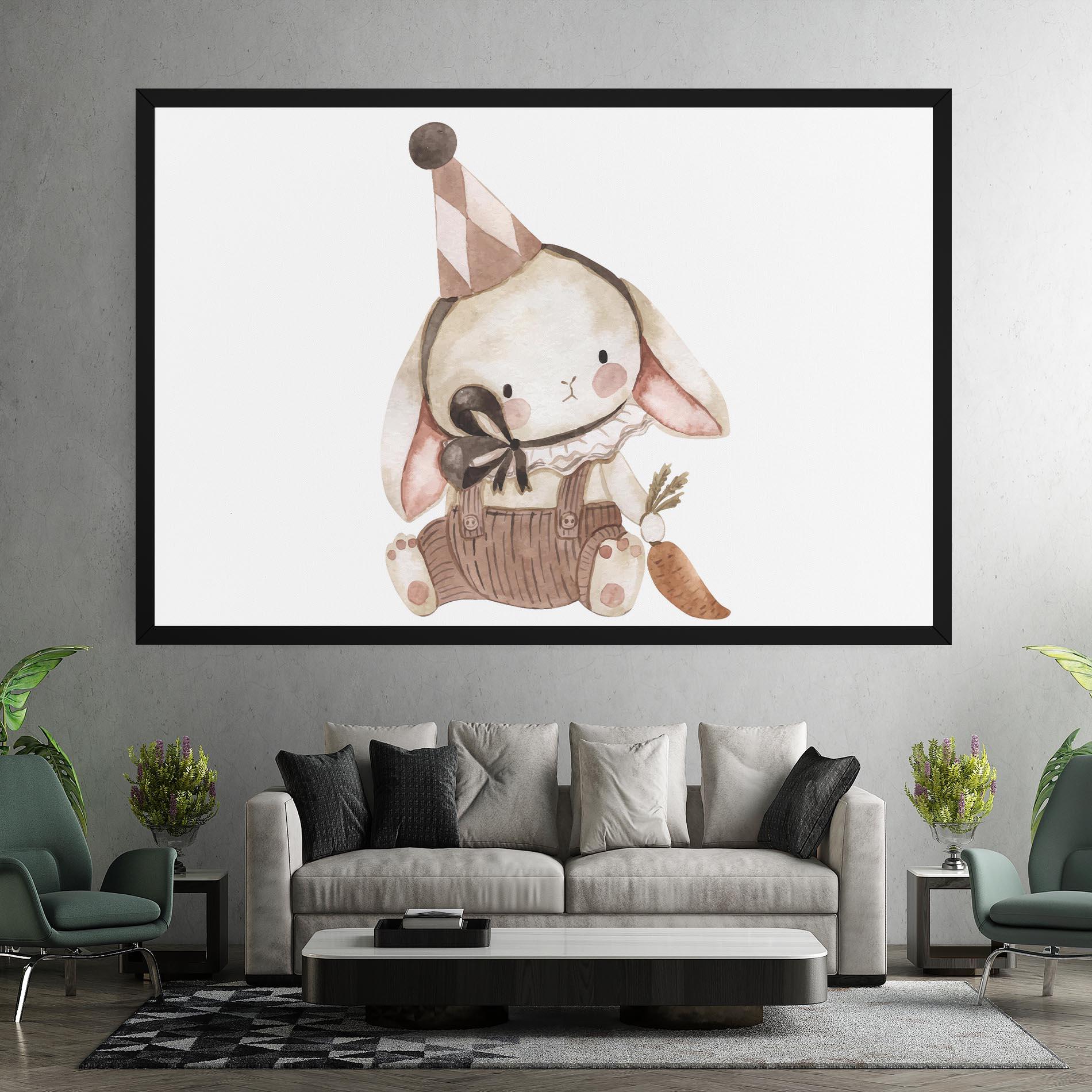 Vászonkép Baby Brown Rabbit mockup 7
