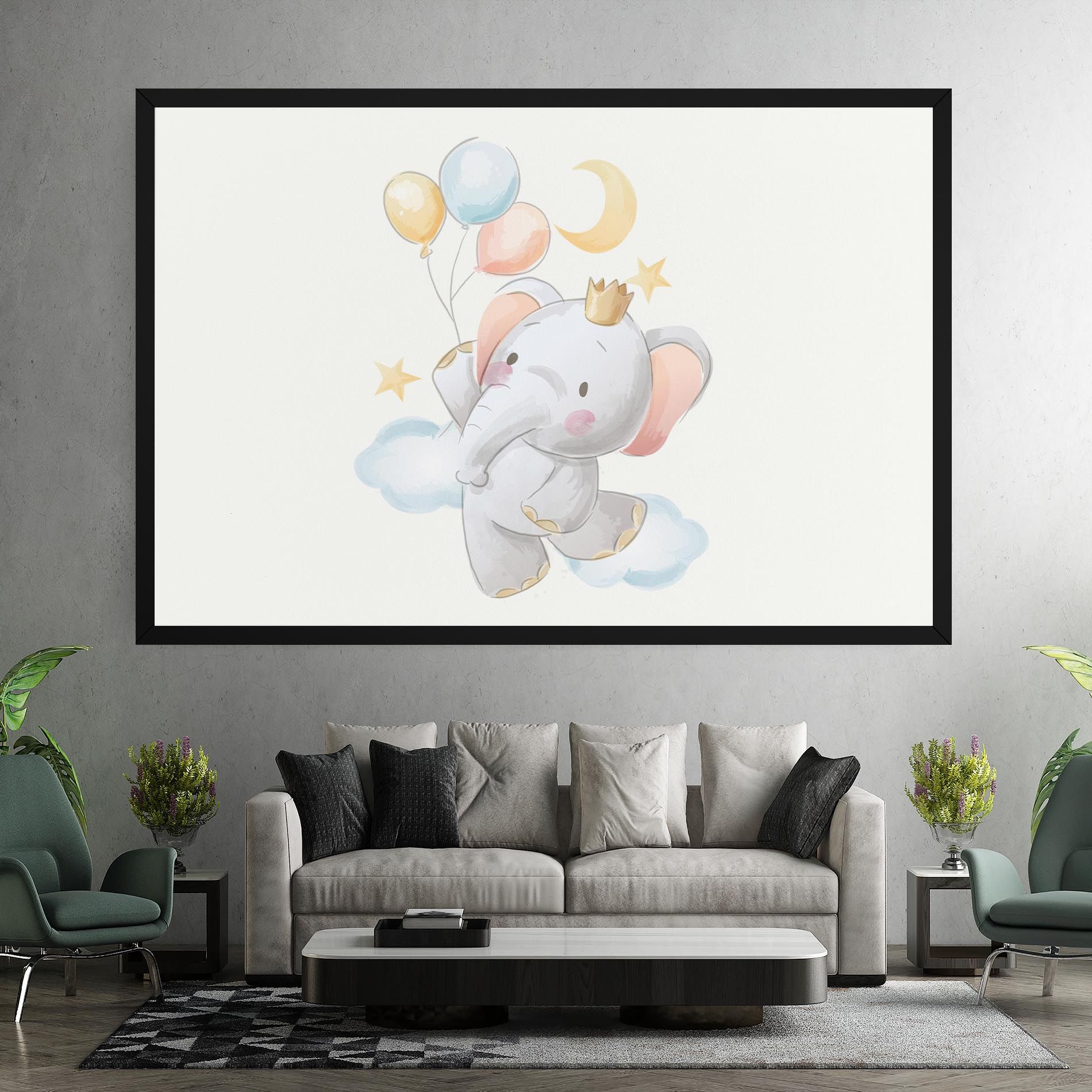 Elephant Flying mockup 7