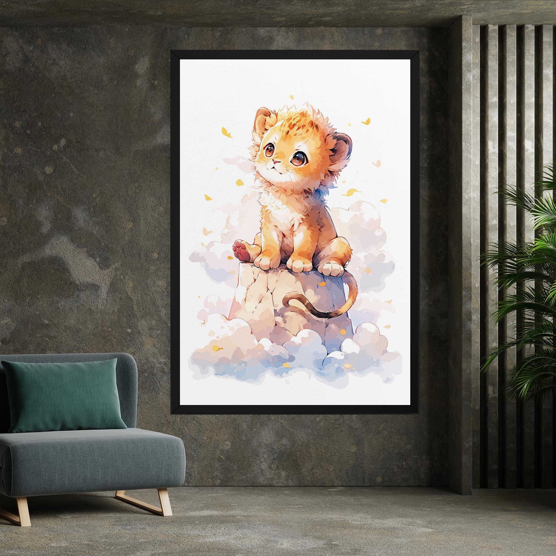 Cute Cloud Lion mockup 7