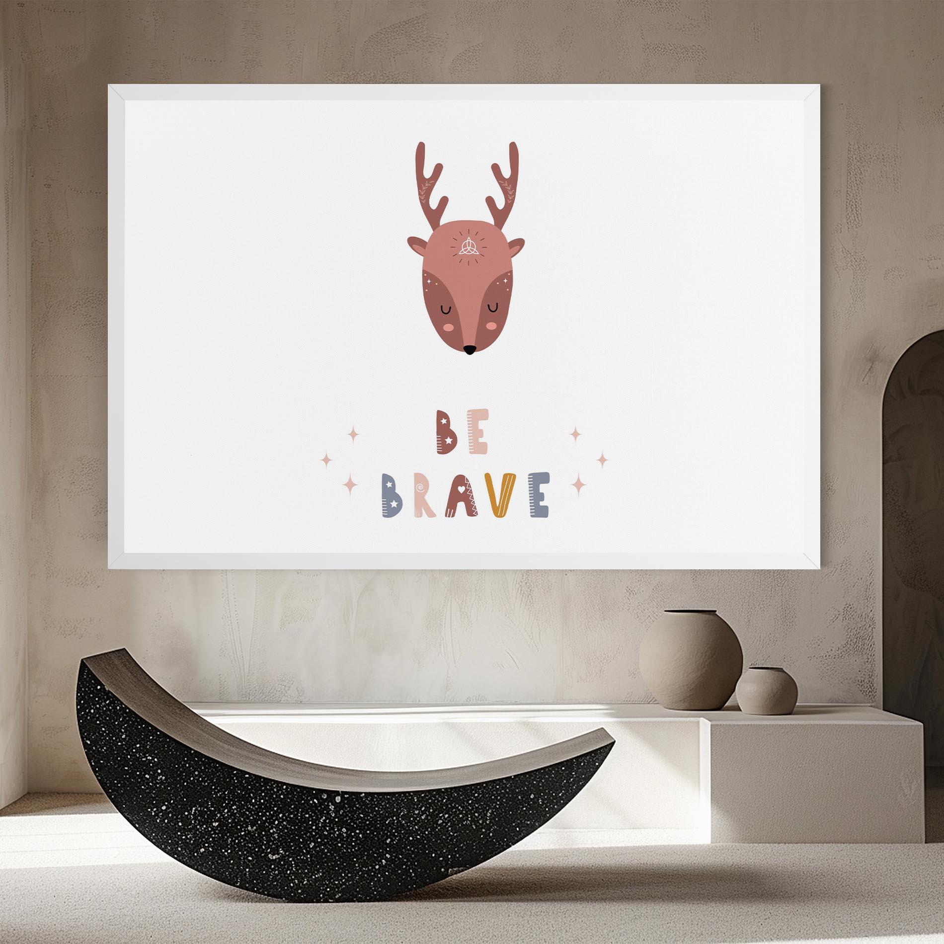 Vászonkép Brave Deer mockup 8