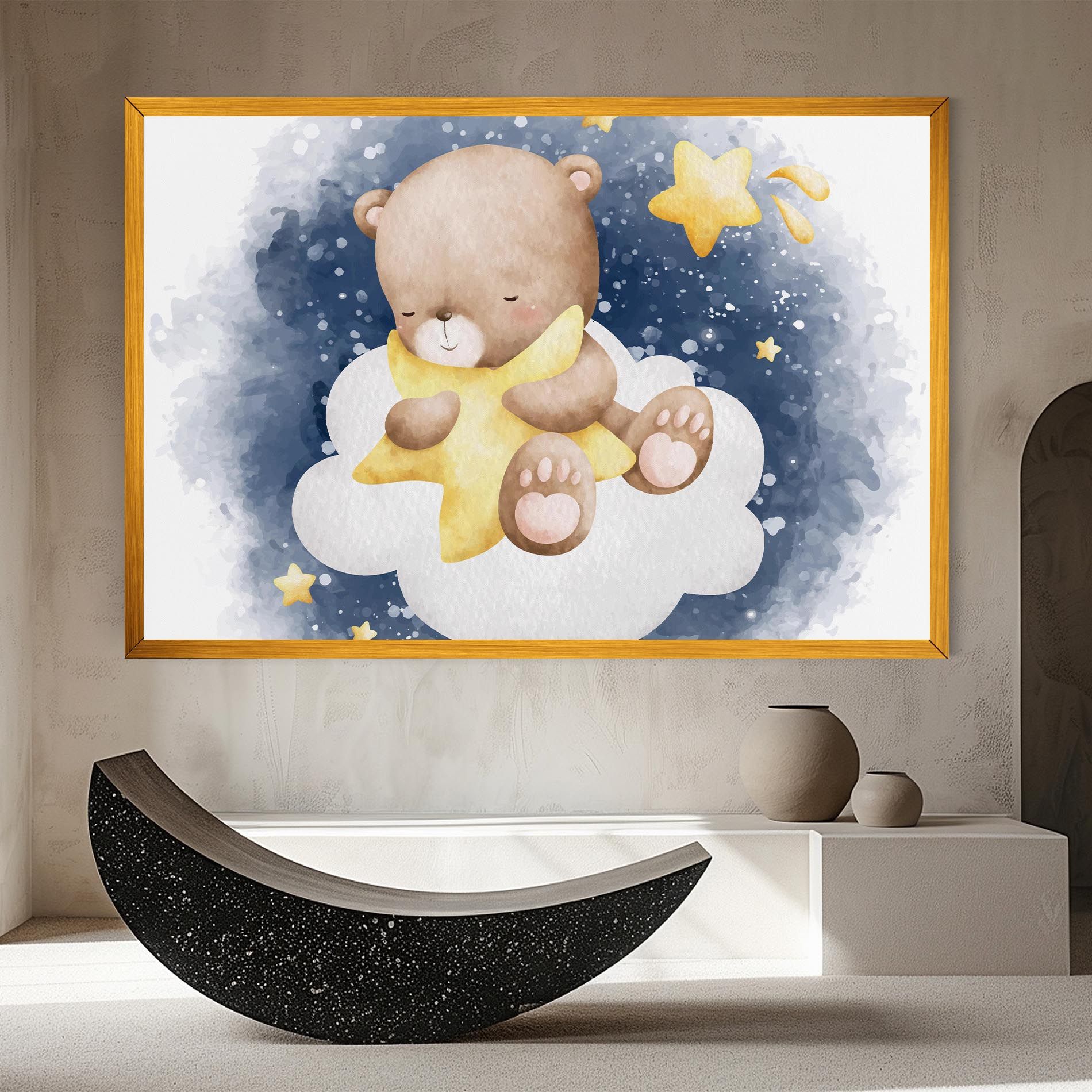 Bear Cloud Star mockup 8