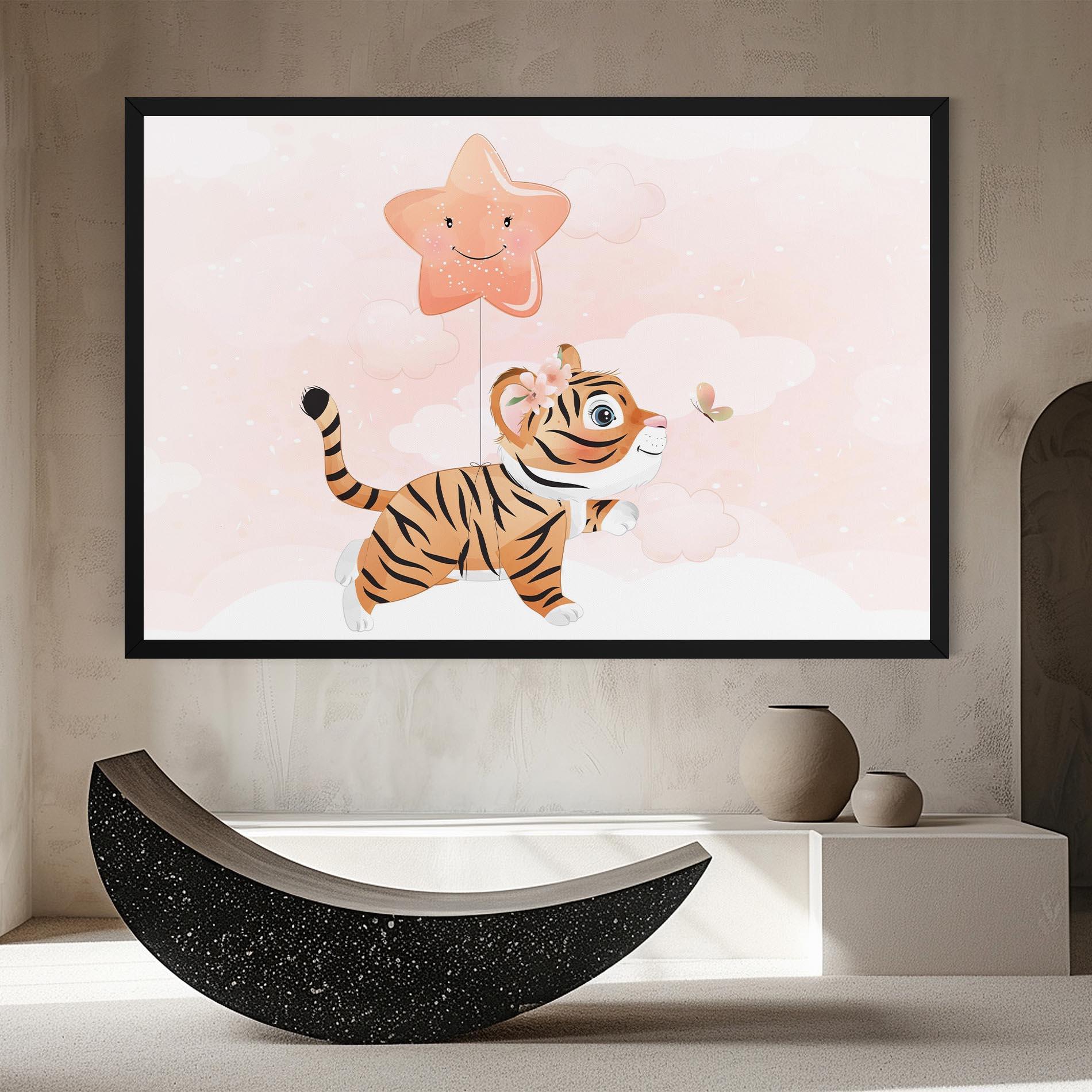 Vászonkép Baby Tiger Art mockup 8