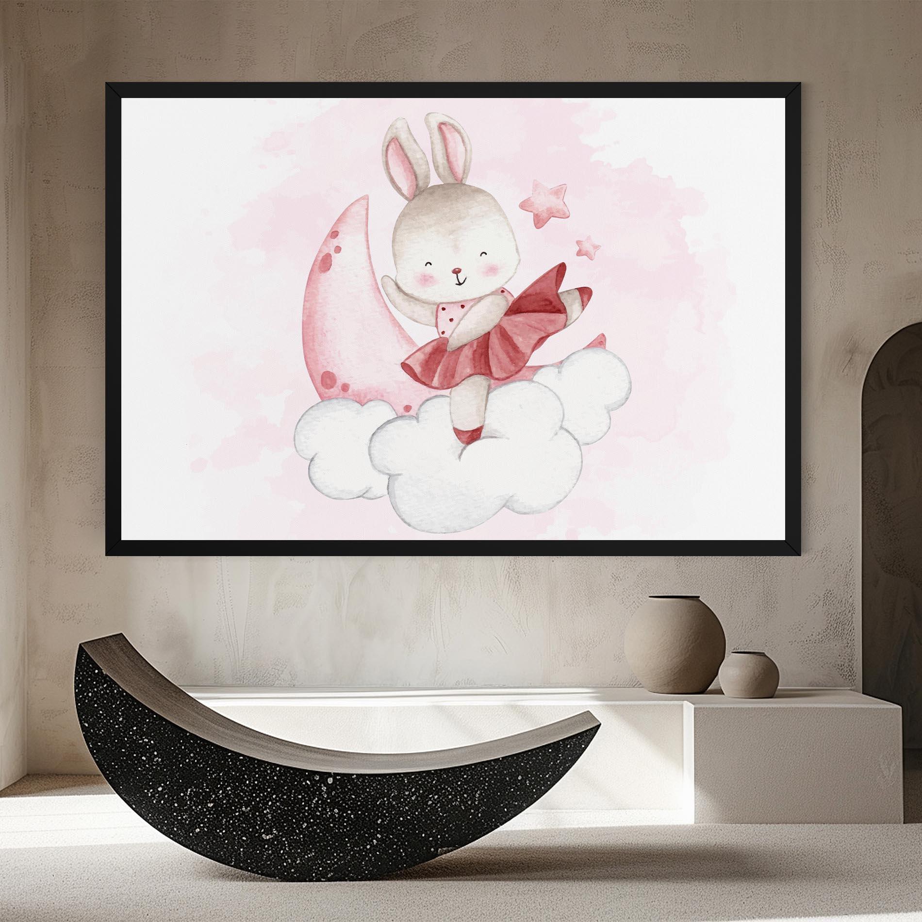 Vászonkép Ballerina Rabbit mockup 8