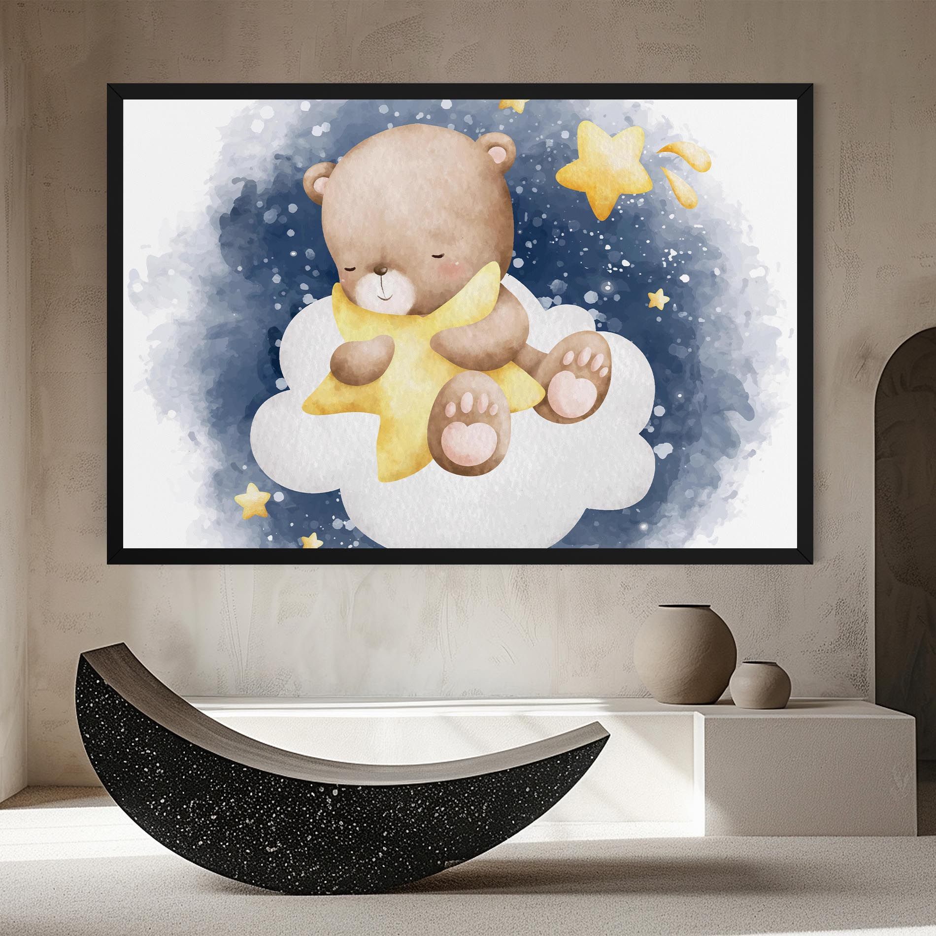 Bear Cloud Star mockup 8