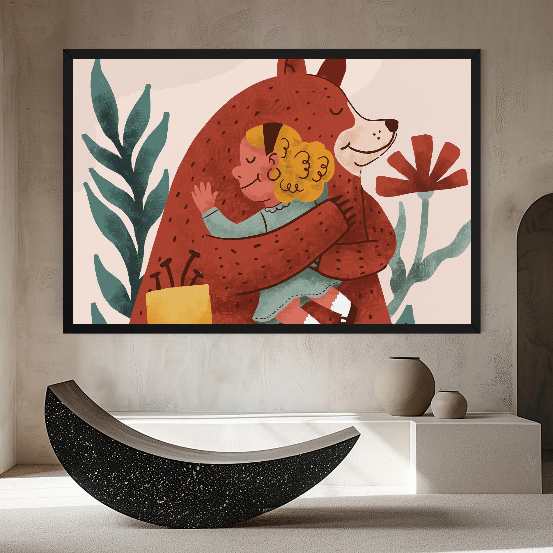 Vászonkép Bear Hug mockup 8