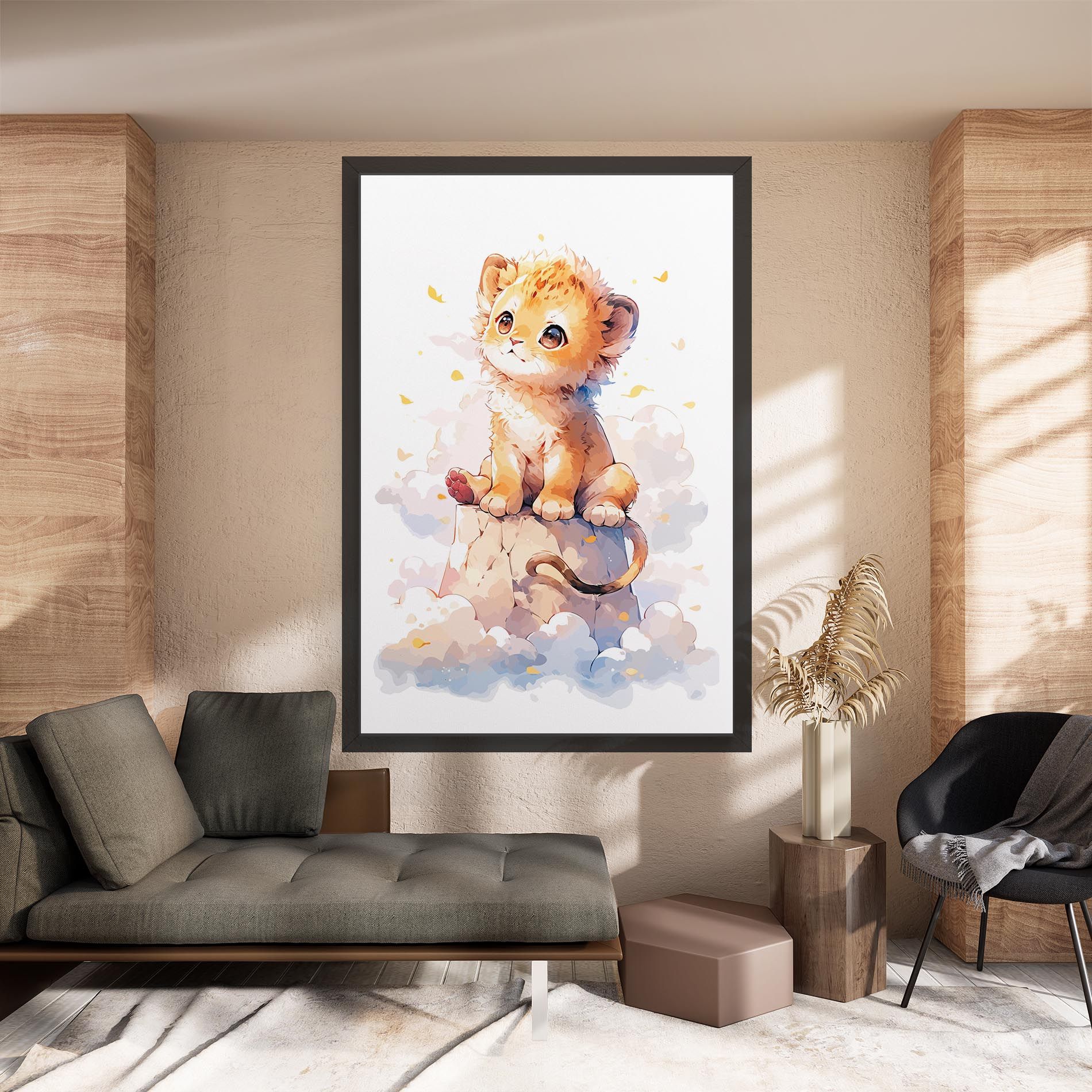 Cute Cloud Lion mockup 8