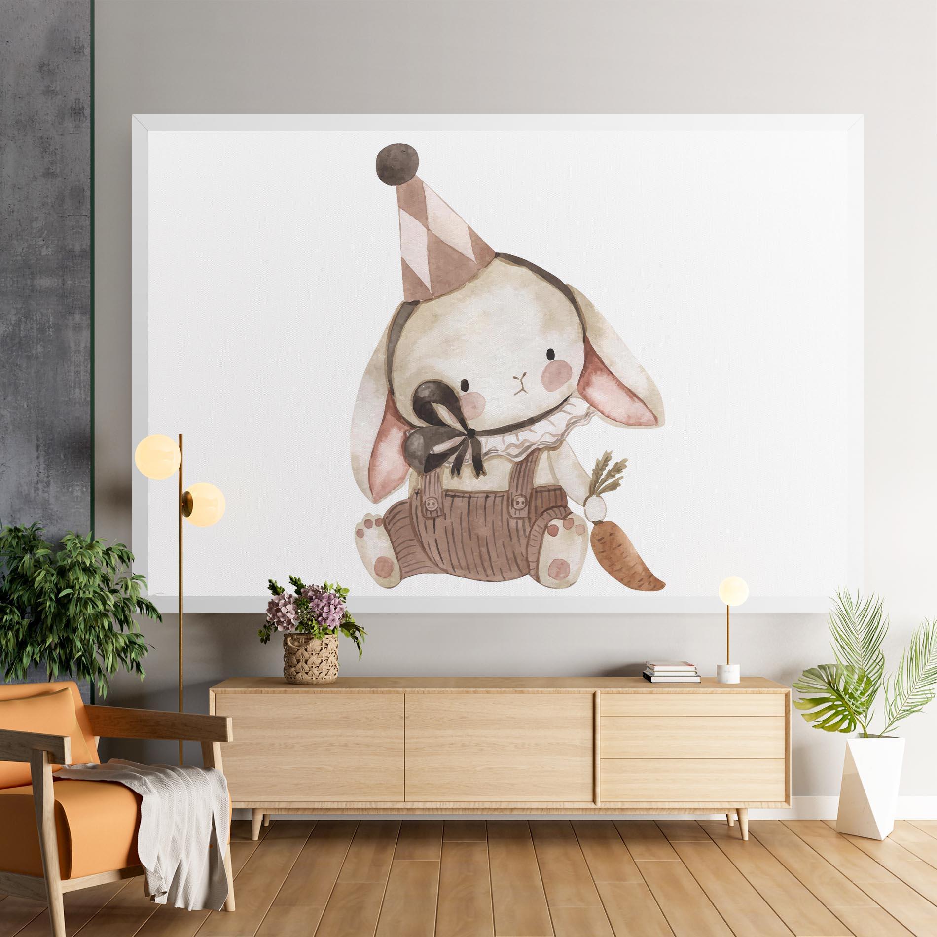 Vászonkép Baby Brown Rabbit mockup 9