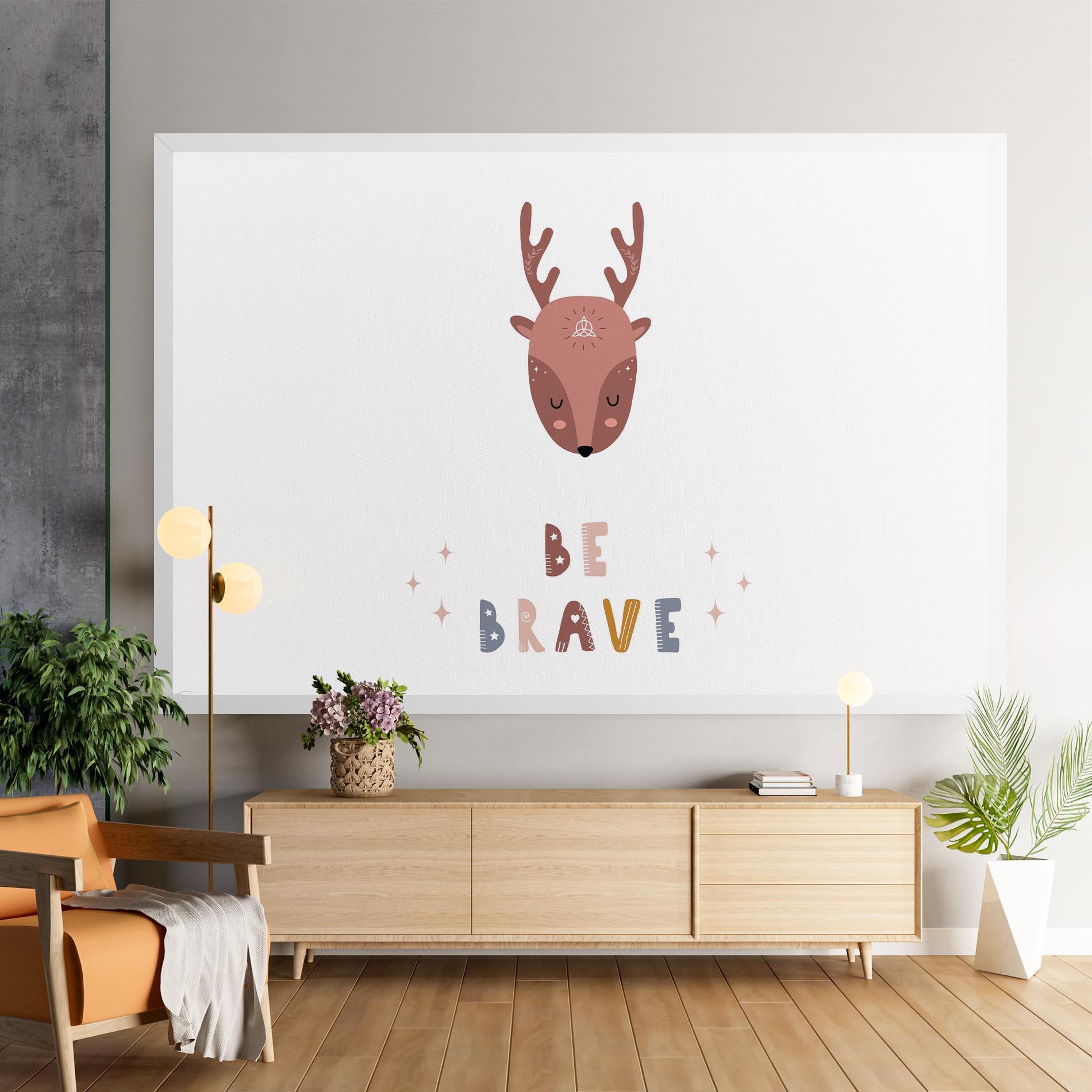 Vászonkép Brave Deer mockup 9