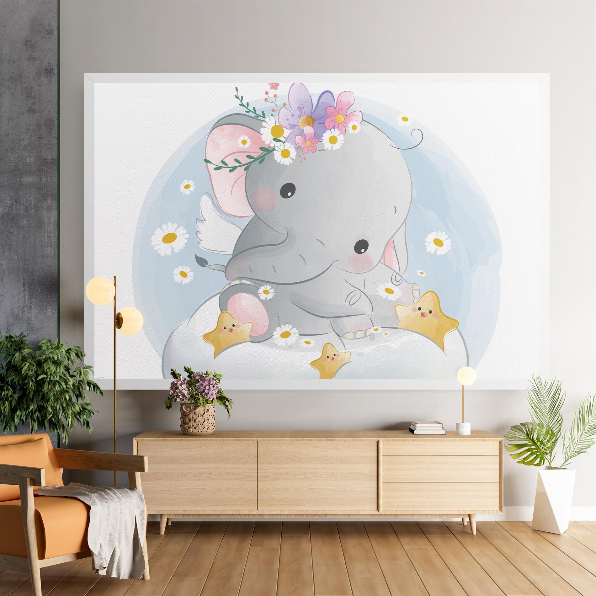 Vászonkép Elephant Stars mockup 9
