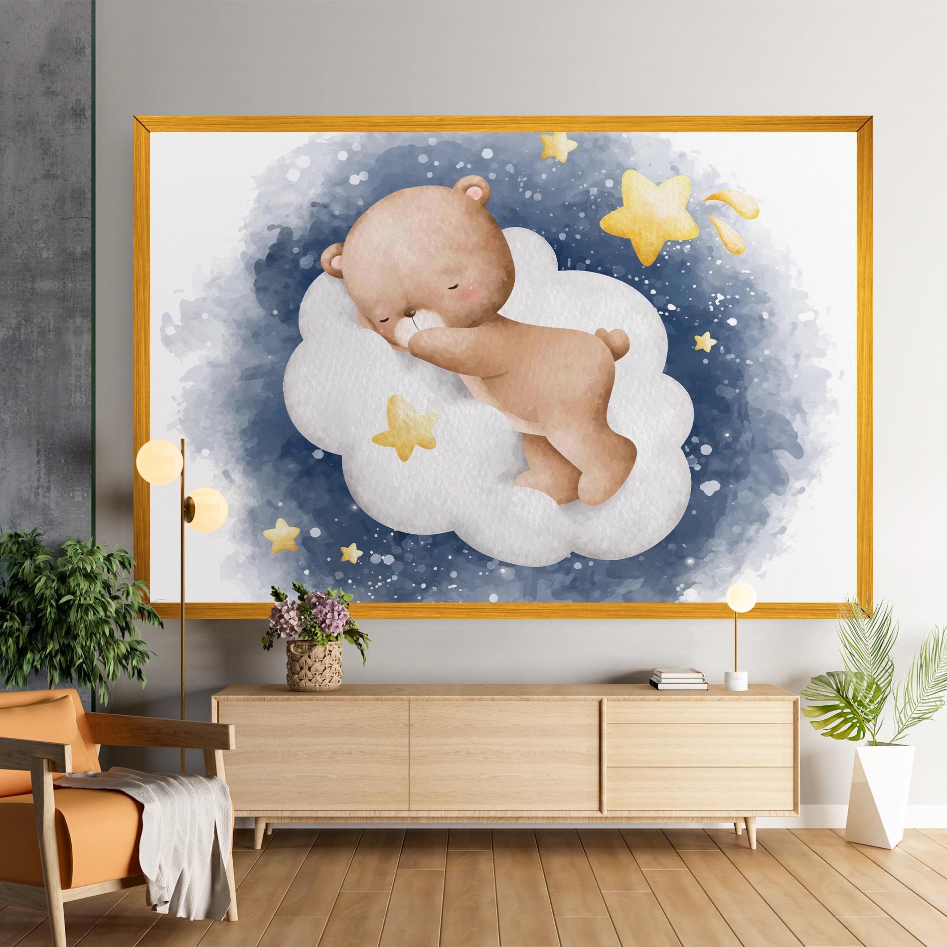 Bear Cloud Sleep mockup 9
