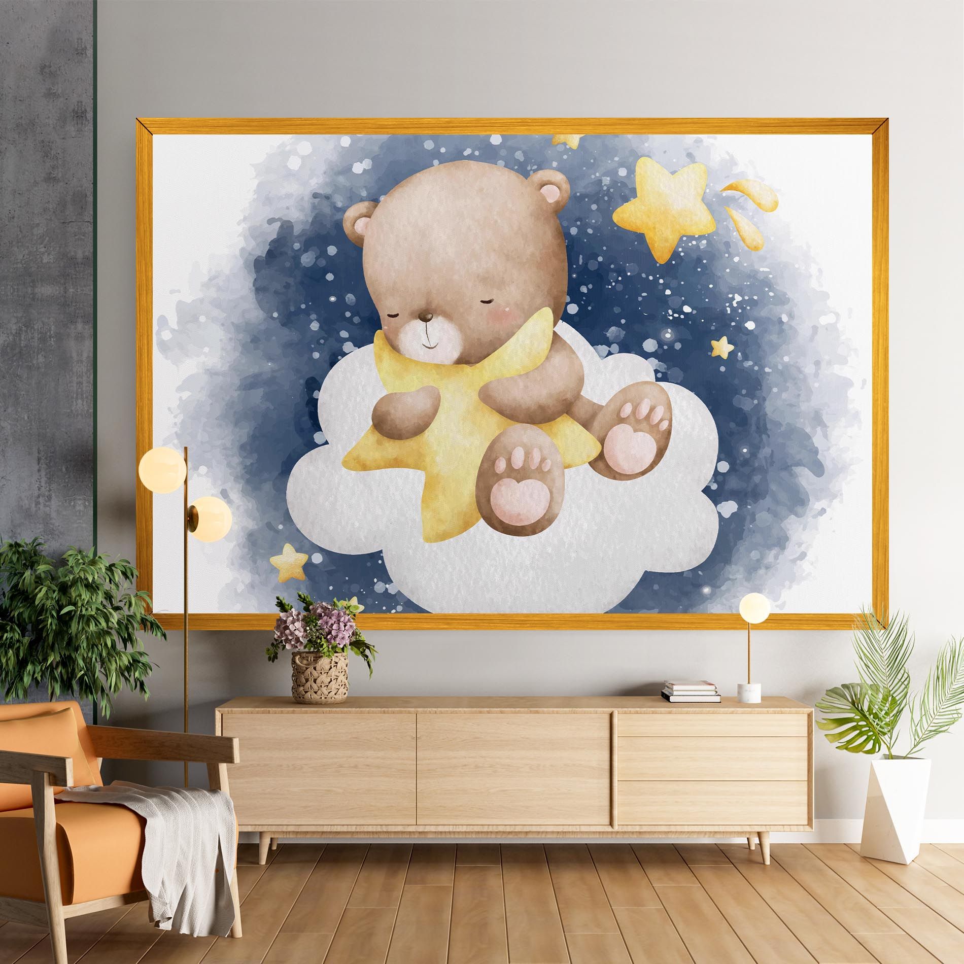 Bear Cloud Star mockup 9
