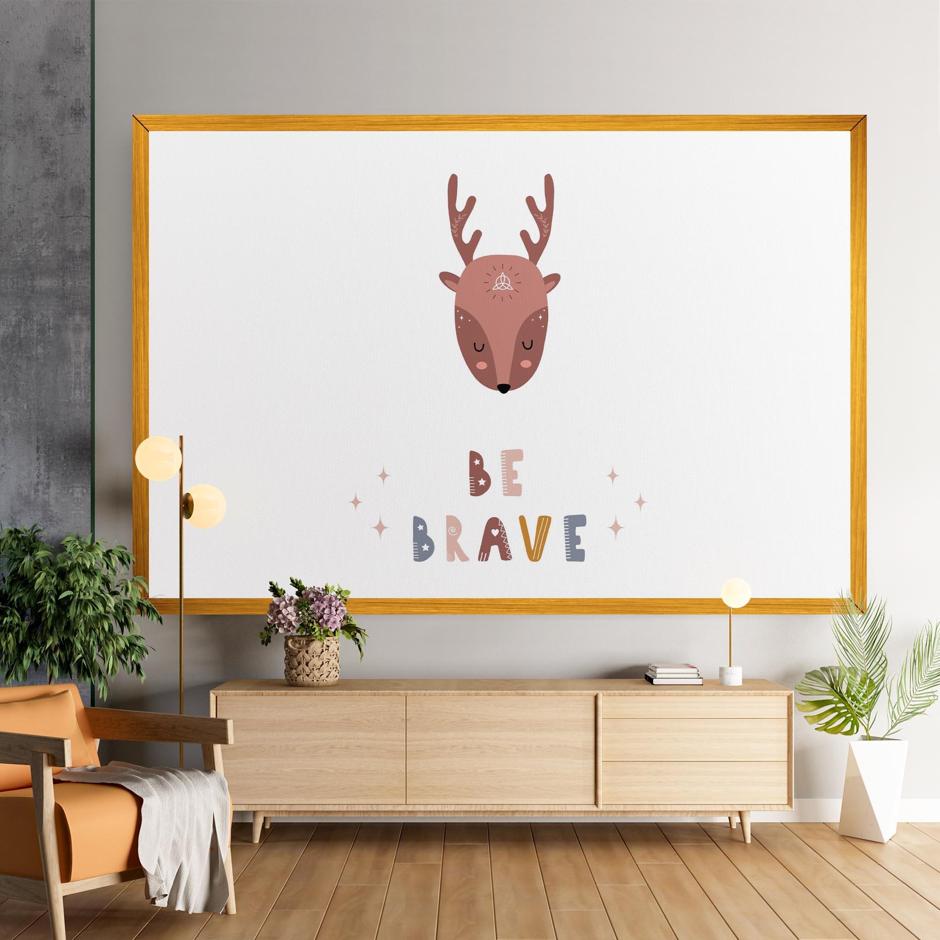 Vászonkép Brave Deer mockup 9