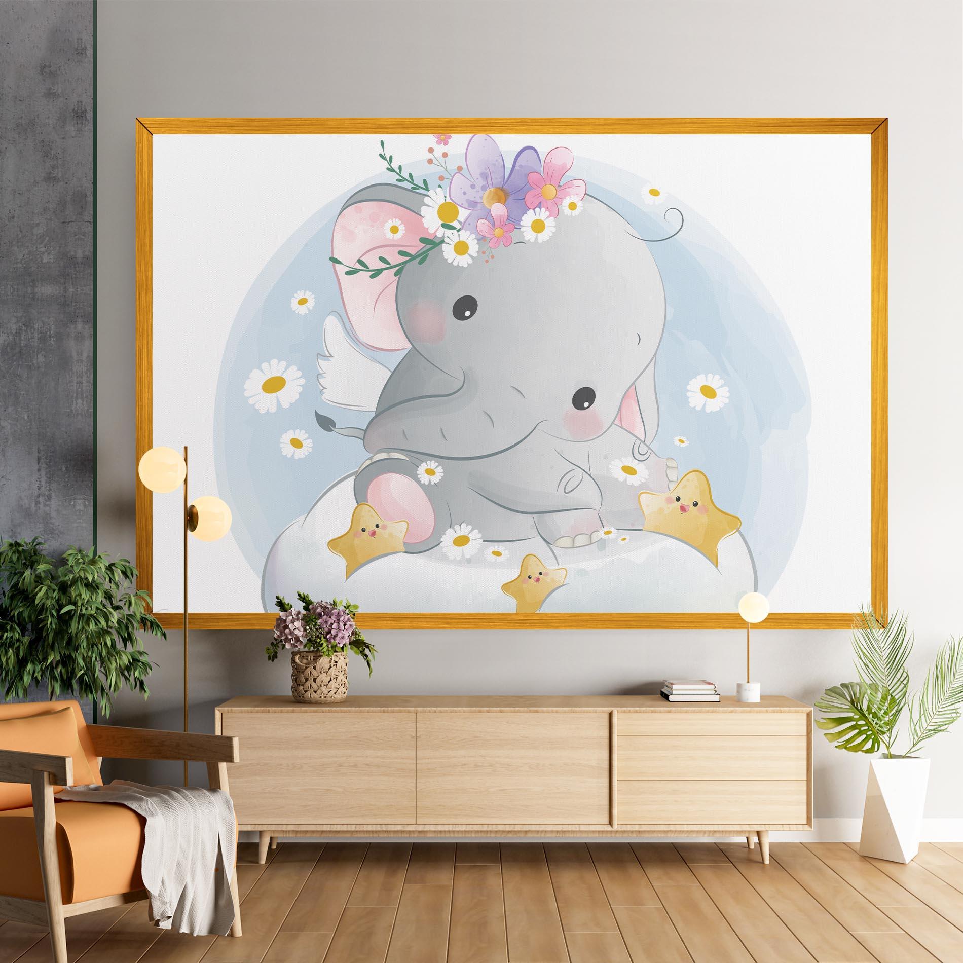 Vászonkép Elephant Stars mockup 9