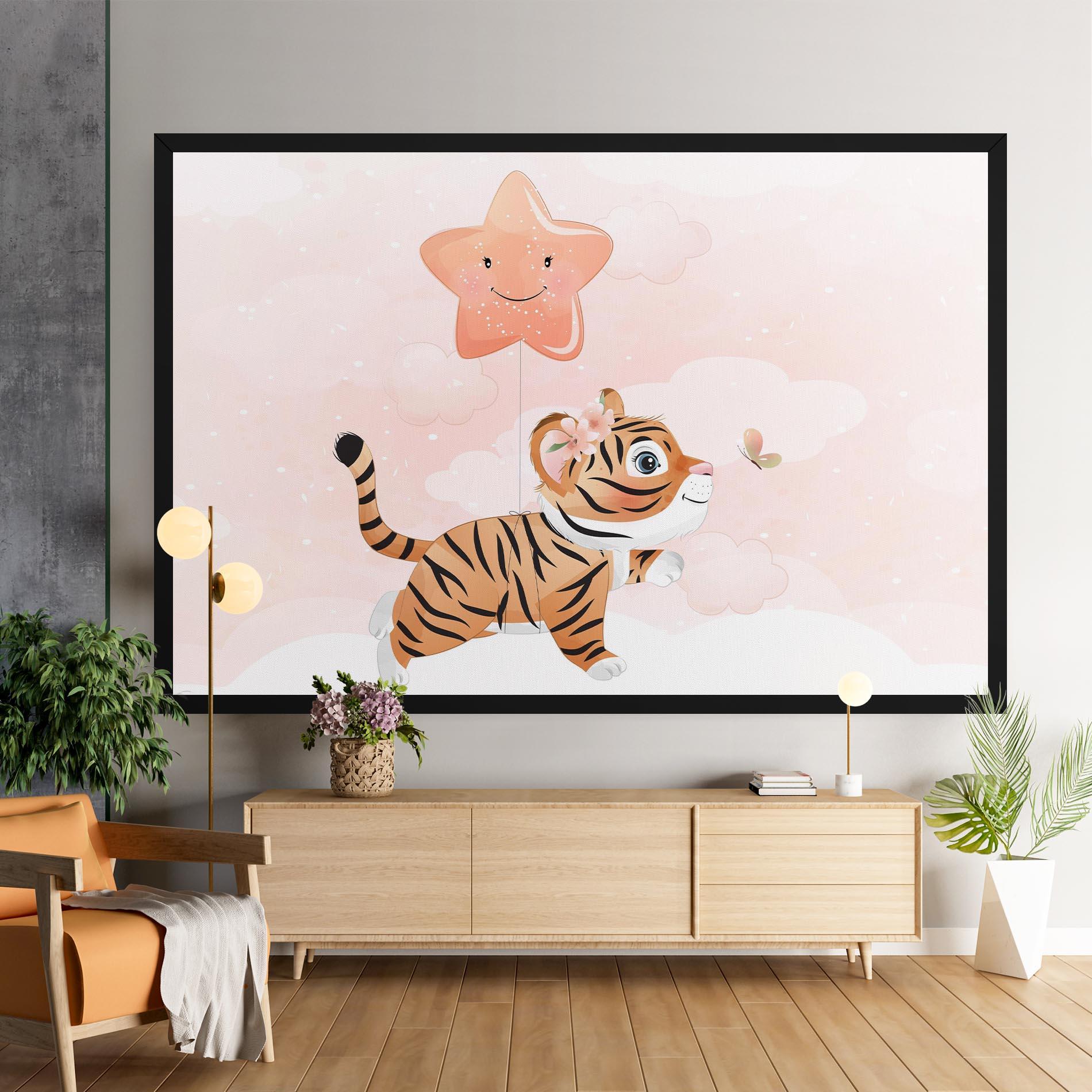 Vászonkép Baby Tiger Art mockup 9