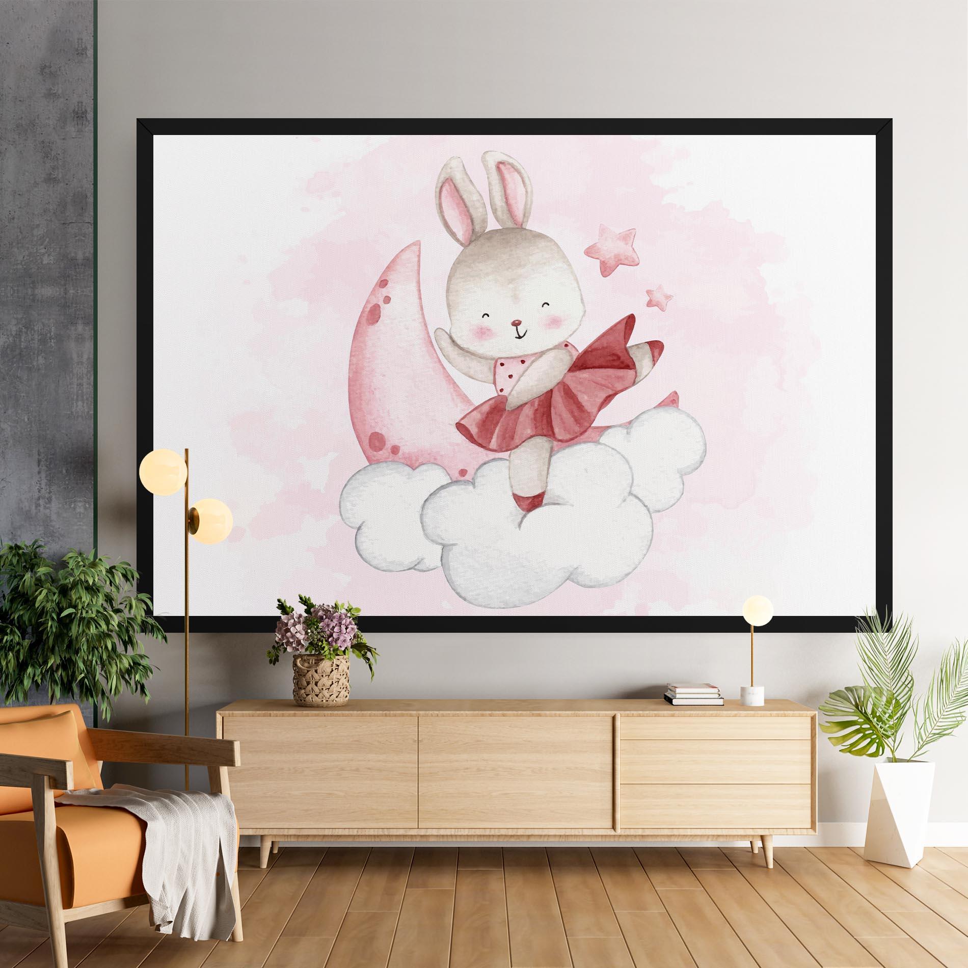 Vászonkép Ballerina Rabbit mockup 9