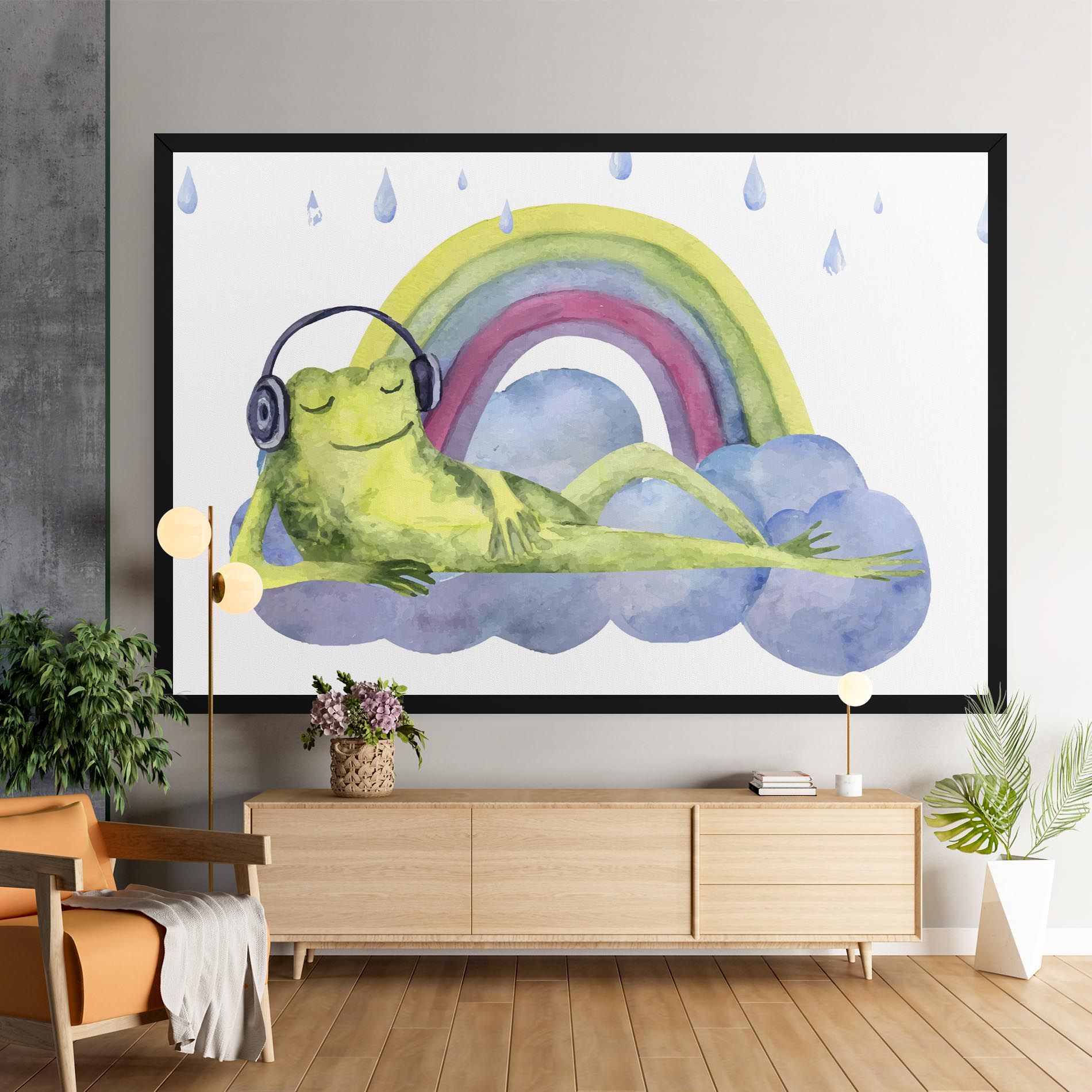 Rainbow Frog mockup 9