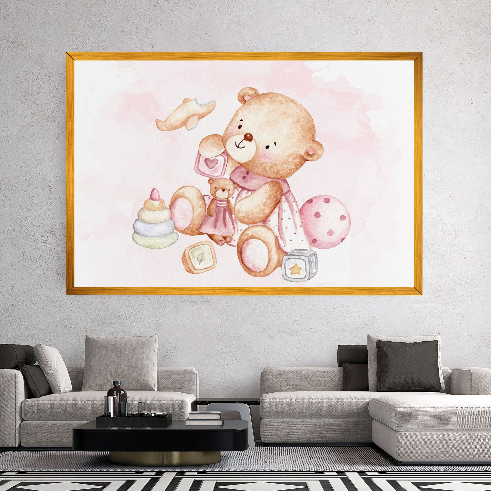 Bear With Toys mockup 2