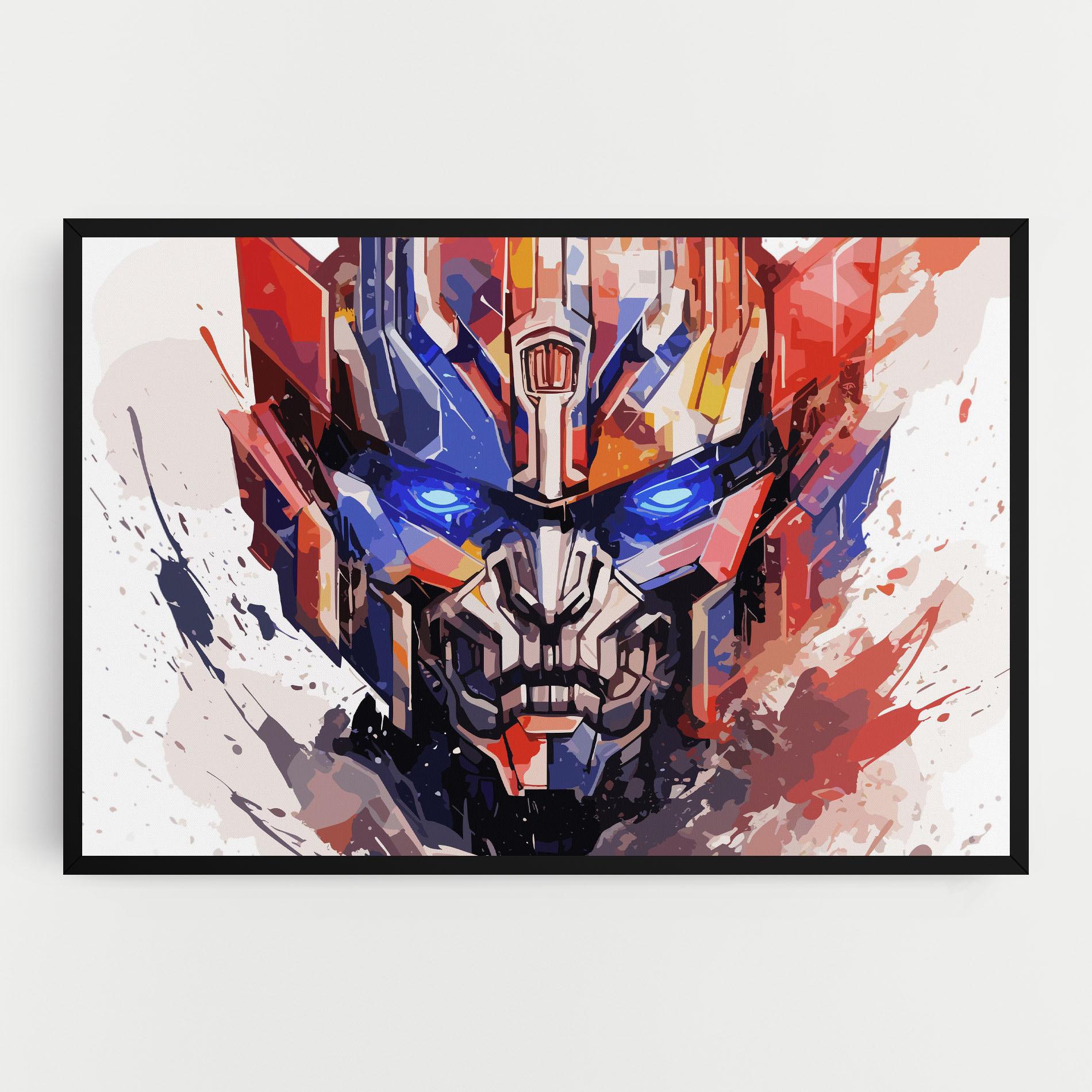 Vászonkép Optimus Prime Art mockup 0