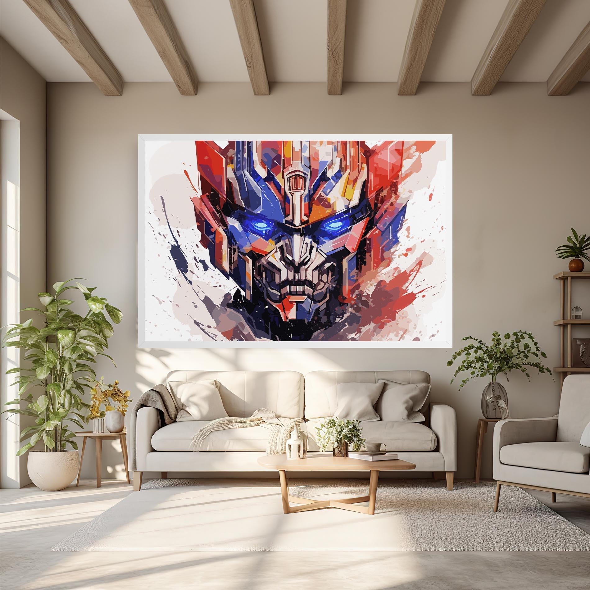 Vászonkép Optimus Prime Art mockup 6