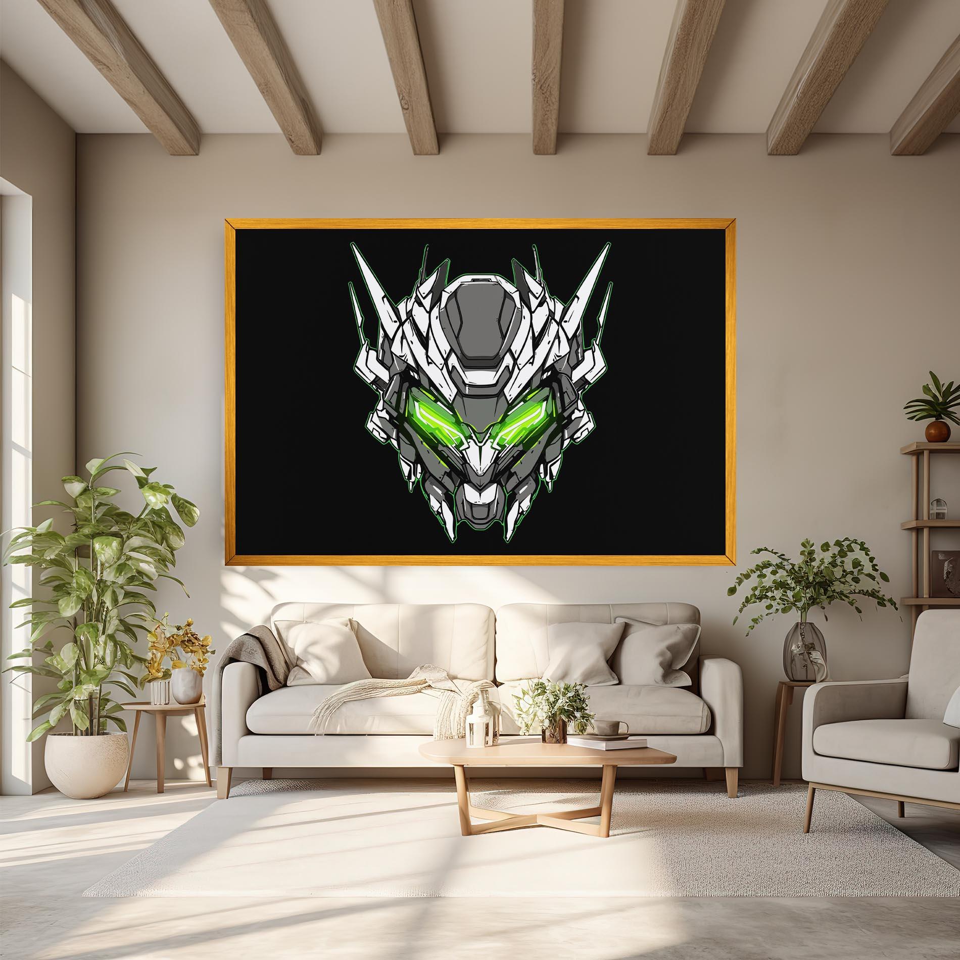 Vászonkép Neon Transformer mockup 6