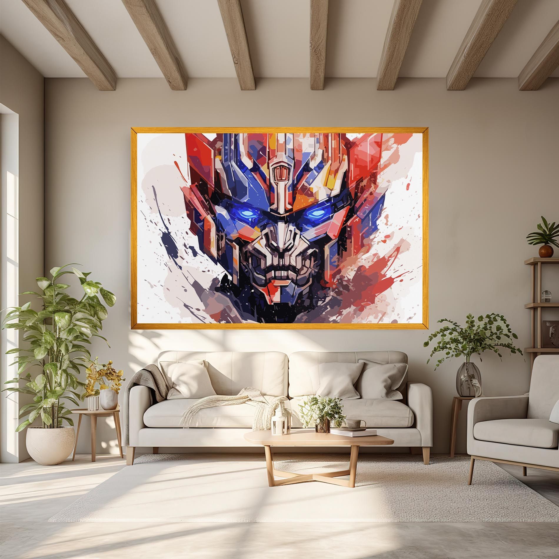 Optimus Prime Art mockup 6