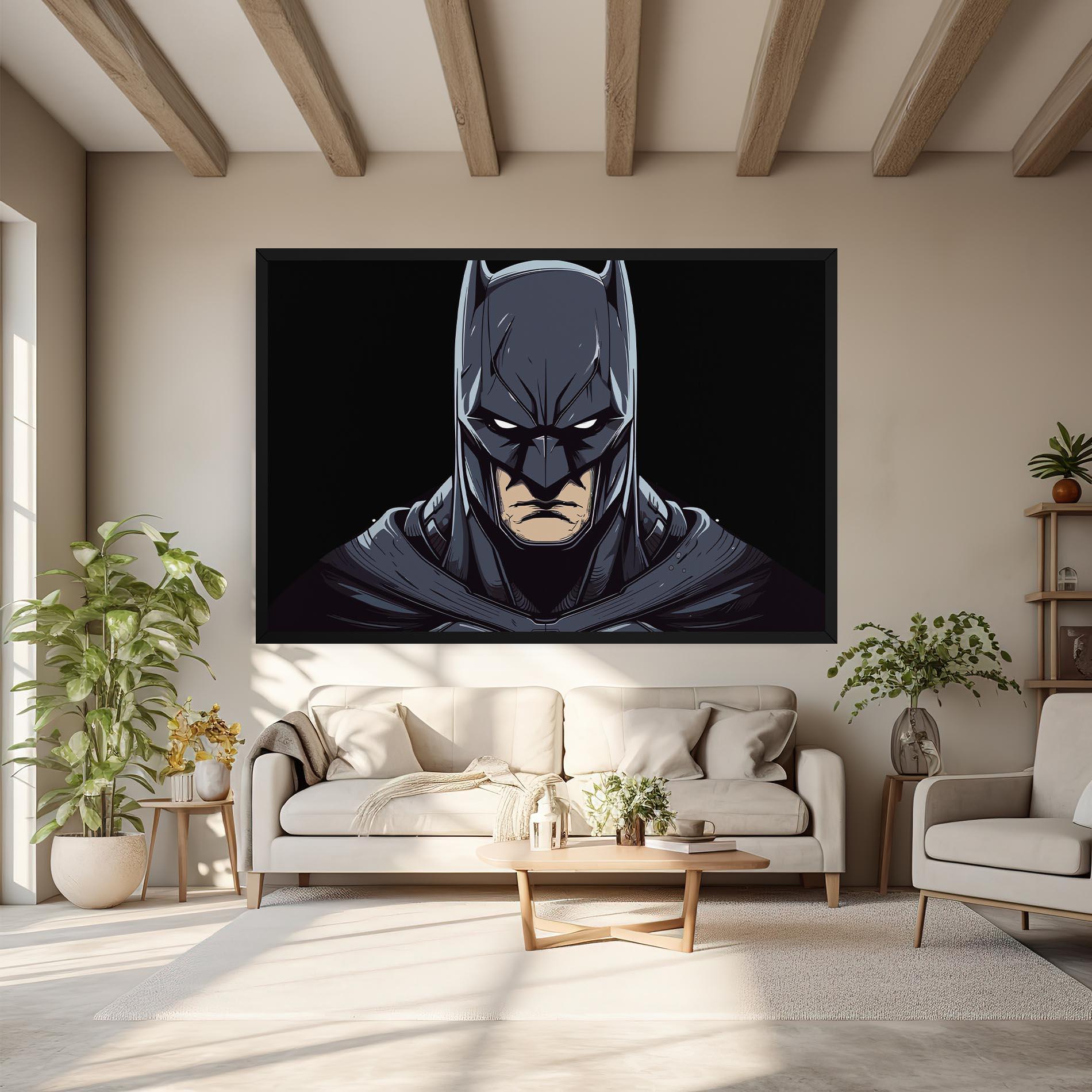 Vászonkép Batman Face mockup 6
