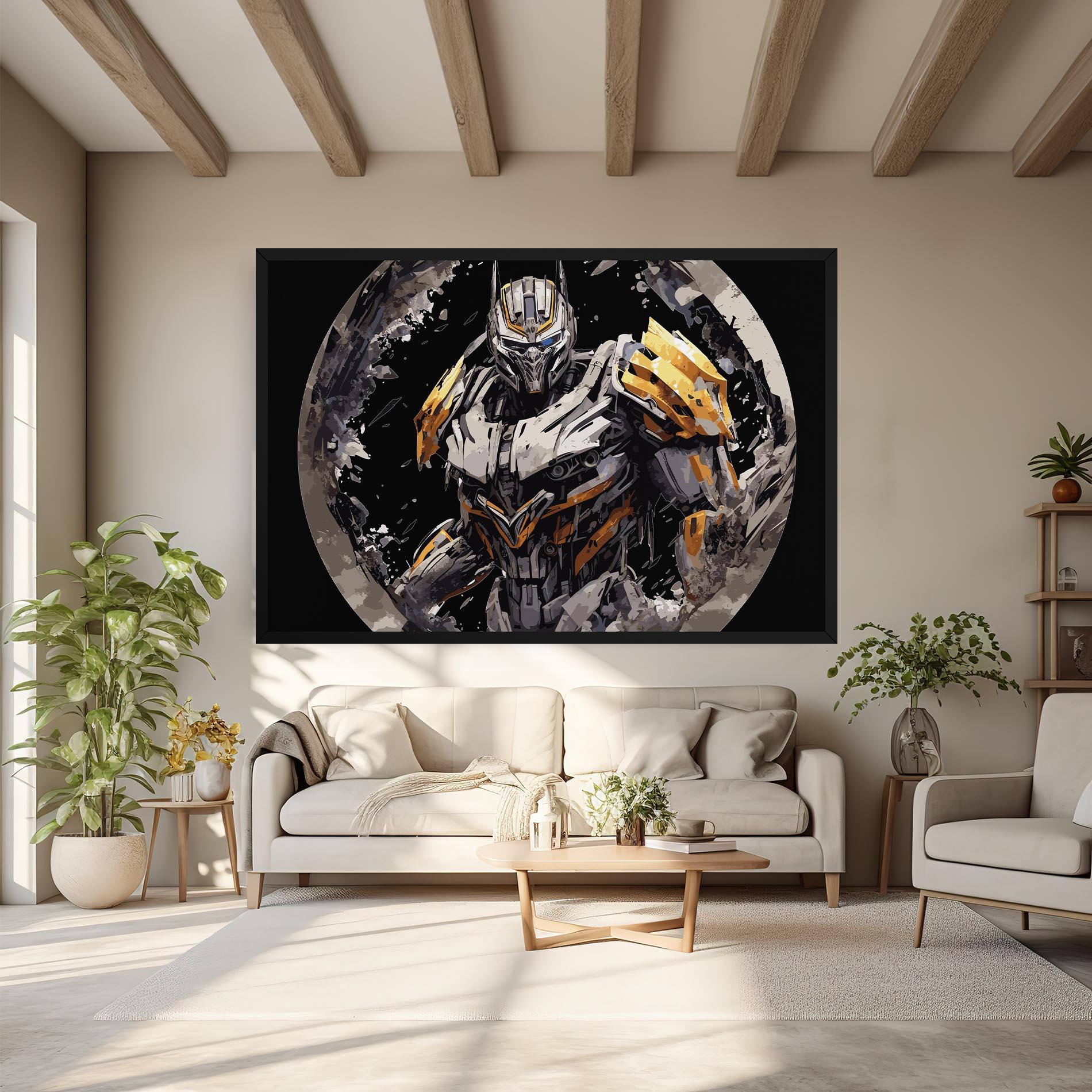 Vászonkép Grey Transformers mockup 6